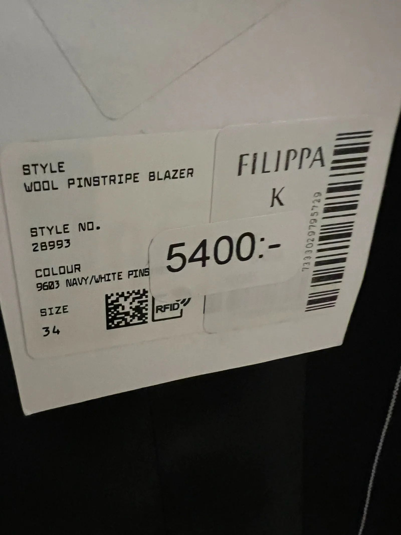 Filippa K Filippa K Wool Pinstripe Blazer Blazer Size XS / US 0-2 / IT 36-38 - 5 Thumbnail