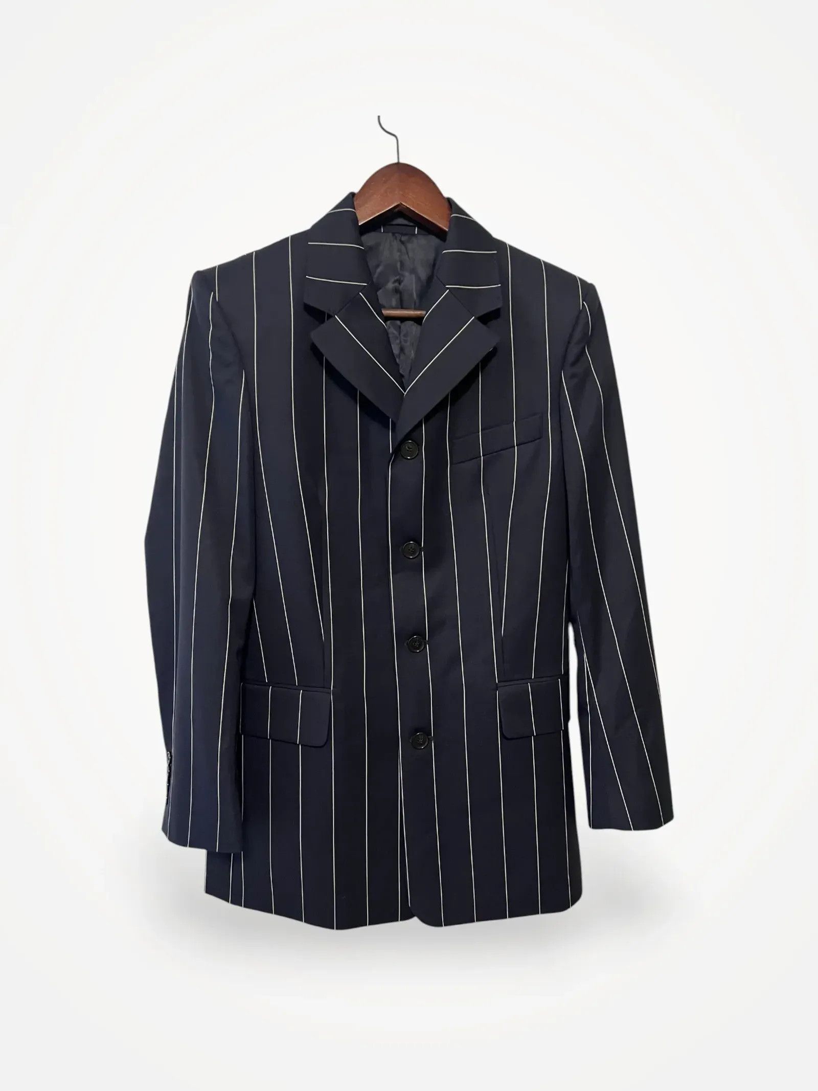 Filippa K Filippa K Wool Pinstripe Blazer Blazer Size XS / US 0-2 / IT 36-38 - 2 Thumbnail
