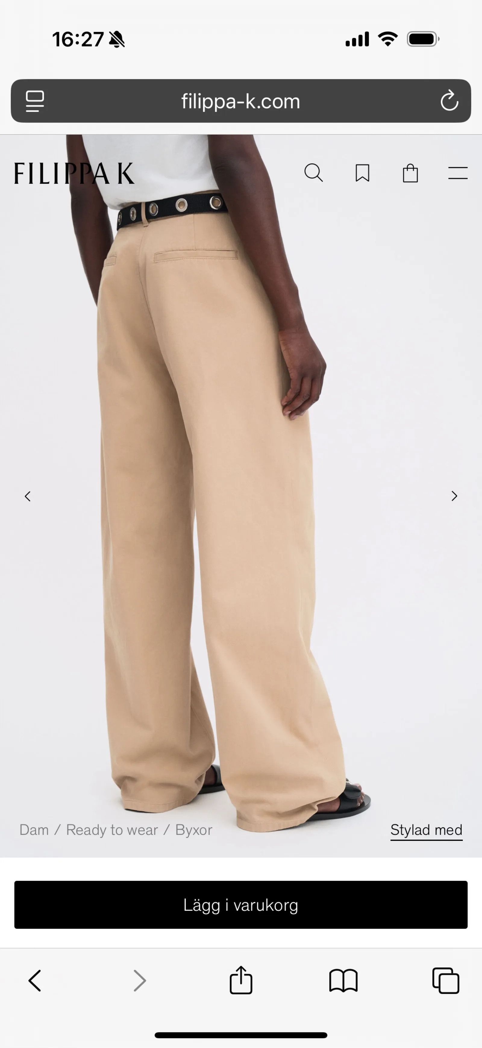 Filippa K Filippa K Baggy Jeans Pants Size 25" / US 0 / IT 36 - 2 Thumbnail
