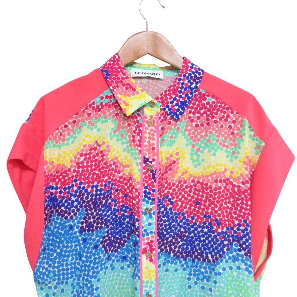 Other Other LEONARD French Sleeve Silk Chiffon Shirt Others Tops DUTY FREE for USA Size ONE SIZE - 3 Thumbnail
