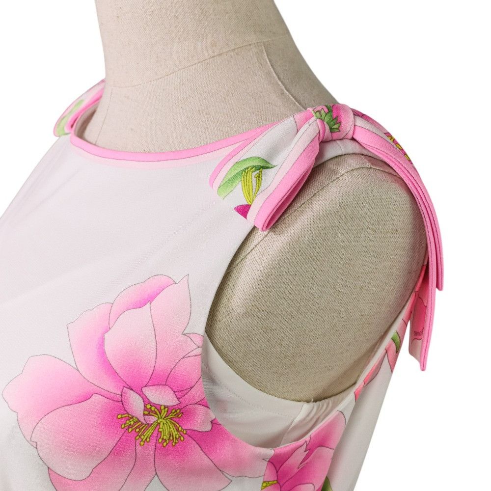 Other Other LEONARD Flower Print Kankan Stretch Dress Others Dresses DUTY FREE for USA Size ONE SIZE - 6 Thumbnail