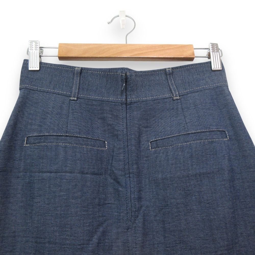 Other Other ANAYI Chambray Long Skirt Denim Skirts DUTY FREE for USA Size ONE SIZE - 4 Thumbnail