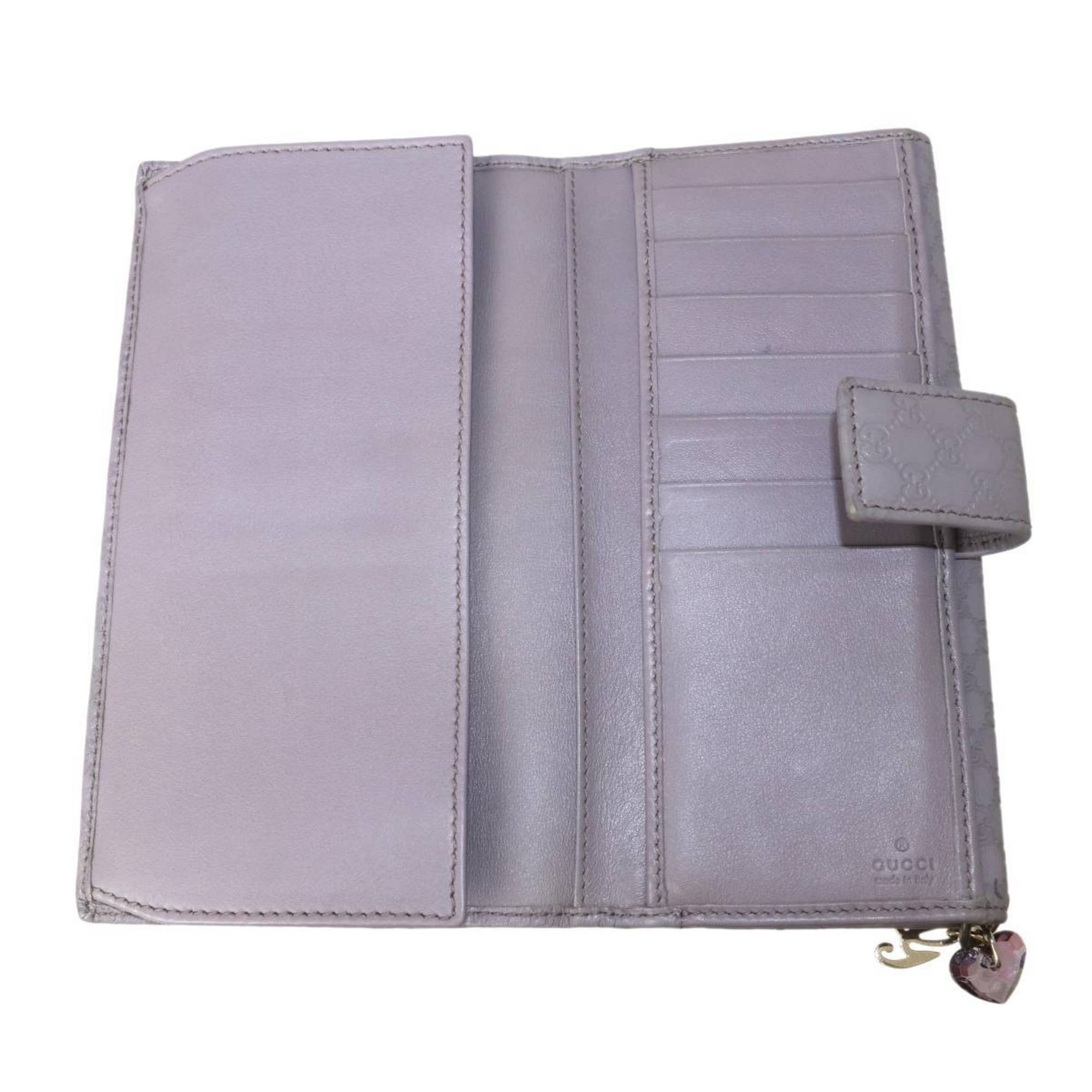 Gucci Gucci Long Wallet W Guccissima Purple Gray 282540-2778 Size ONE SIZE - 7 Thumbnail
