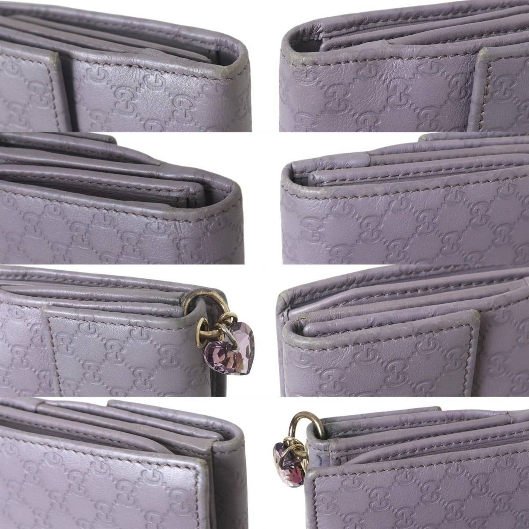 Gucci Gucci Long Wallet W Guccissima Purple Gray 282540-2778 Size ONE SIZE - 5 Thumbnail