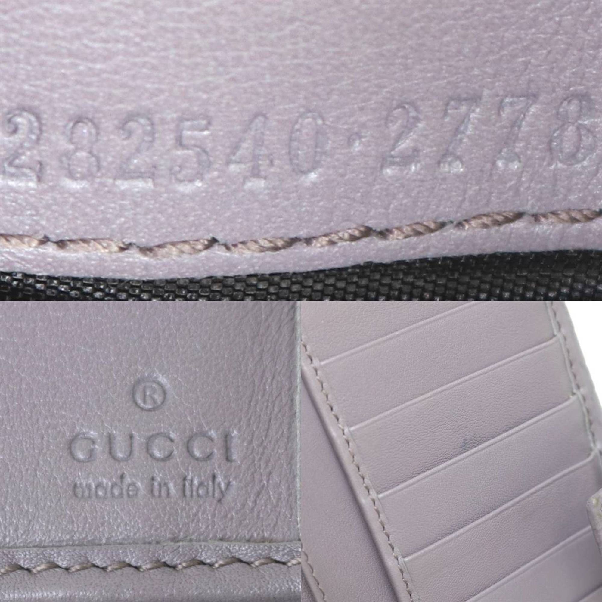 Gucci Gucci Long Wallet W Guccissima Purple Gray 282540-2778 Size ONE SIZE - 10 Thumbnail