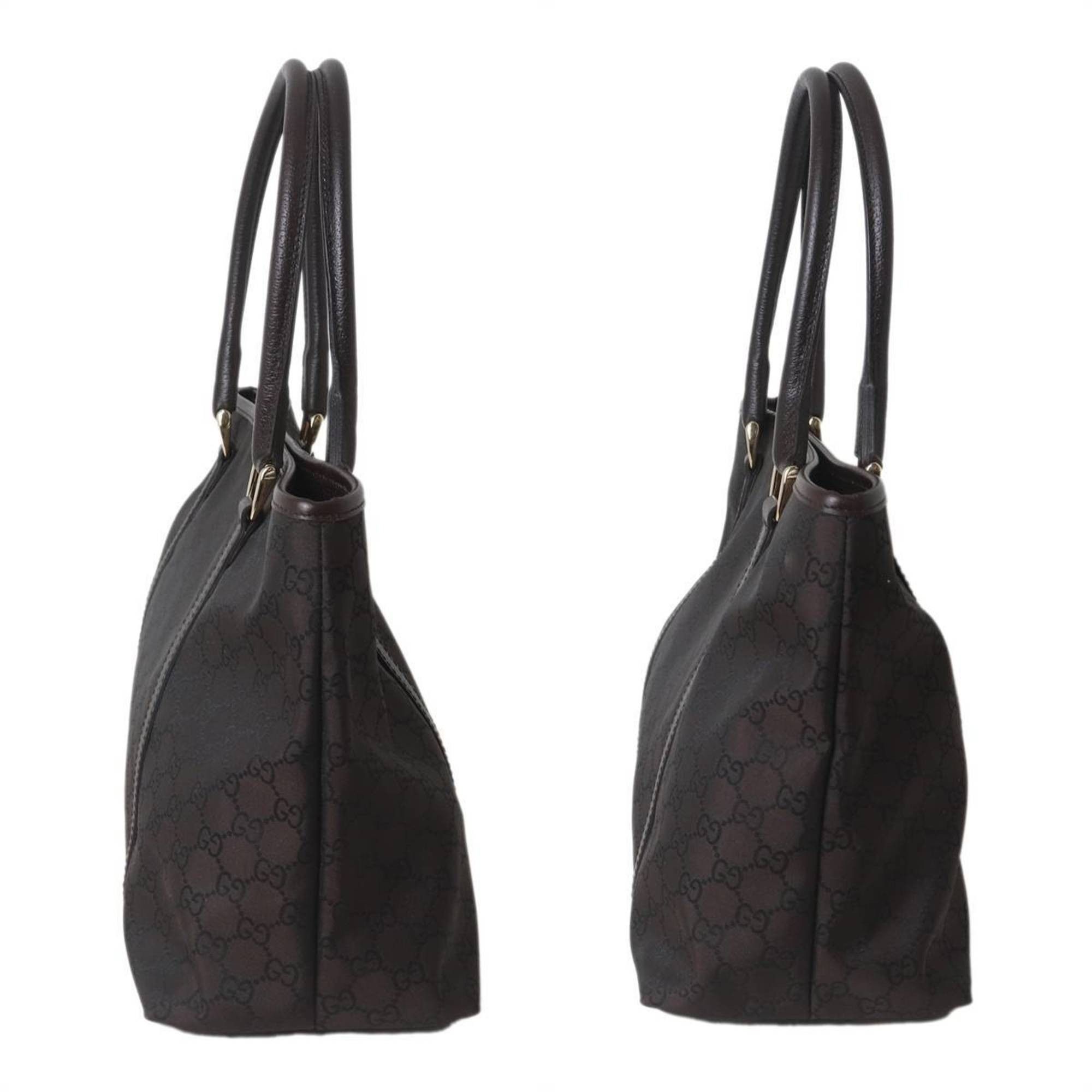 Gucci GUCCI GG Canvas Tote Bag, Brown, 257302 204991 Size ONE SIZE - 4 Thumbnail