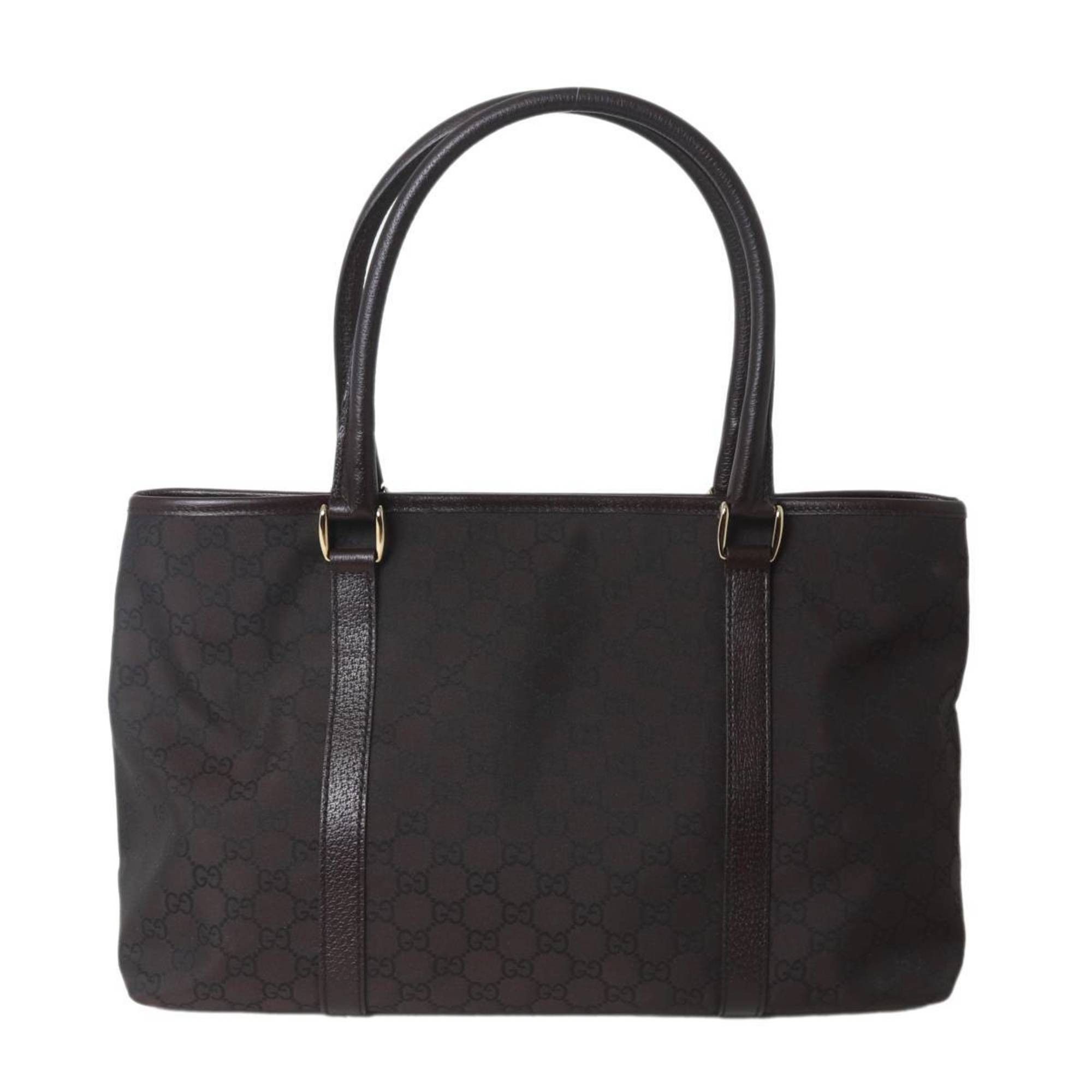 Gucci GUCCI GG Canvas Tote Bag, Brown, 257302 204991 Size ONE SIZE - 3 Thumbnail