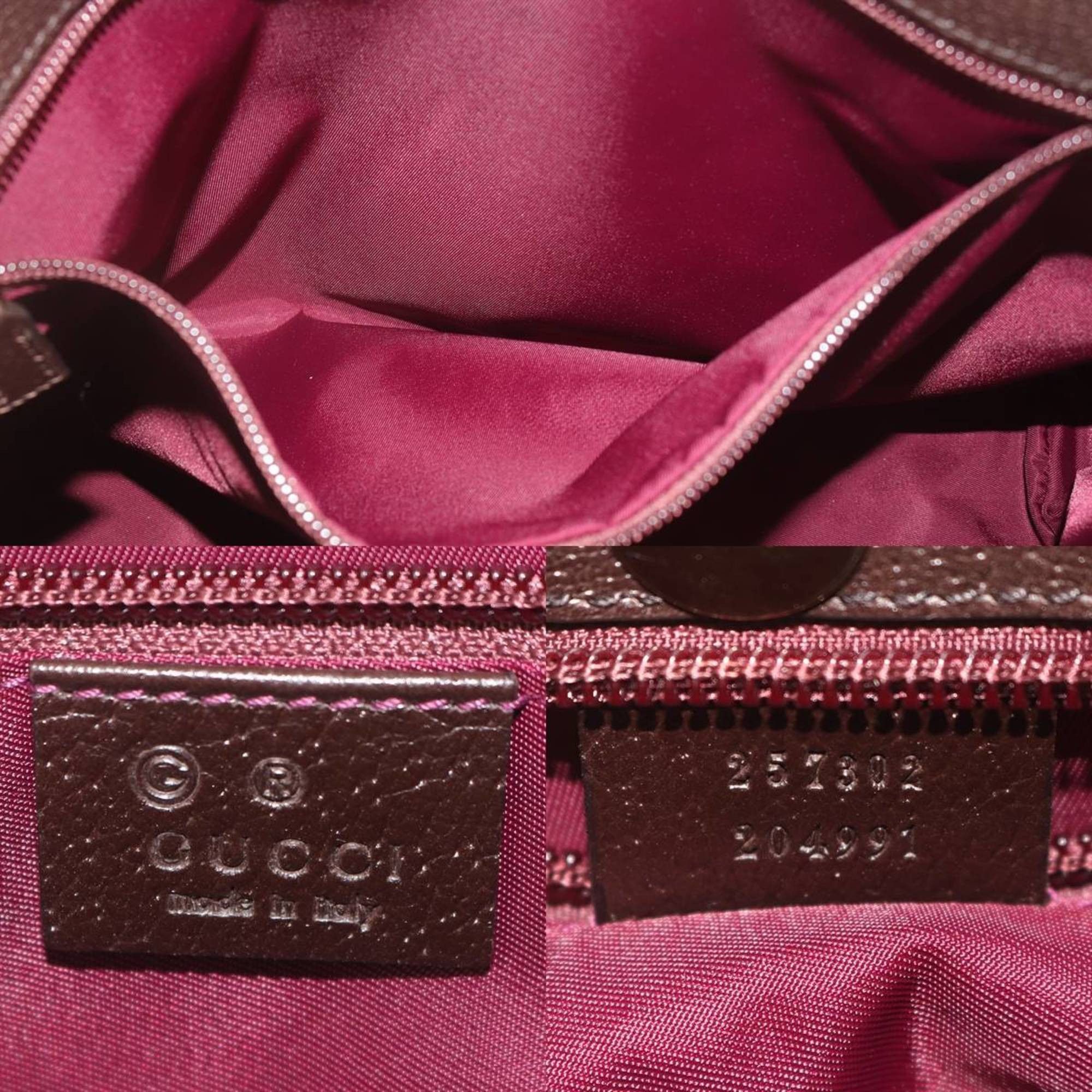 Gucci GUCCI GG Canvas Tote Bag, Brown, 257302 204991 Size ONE SIZE - 10 Thumbnail