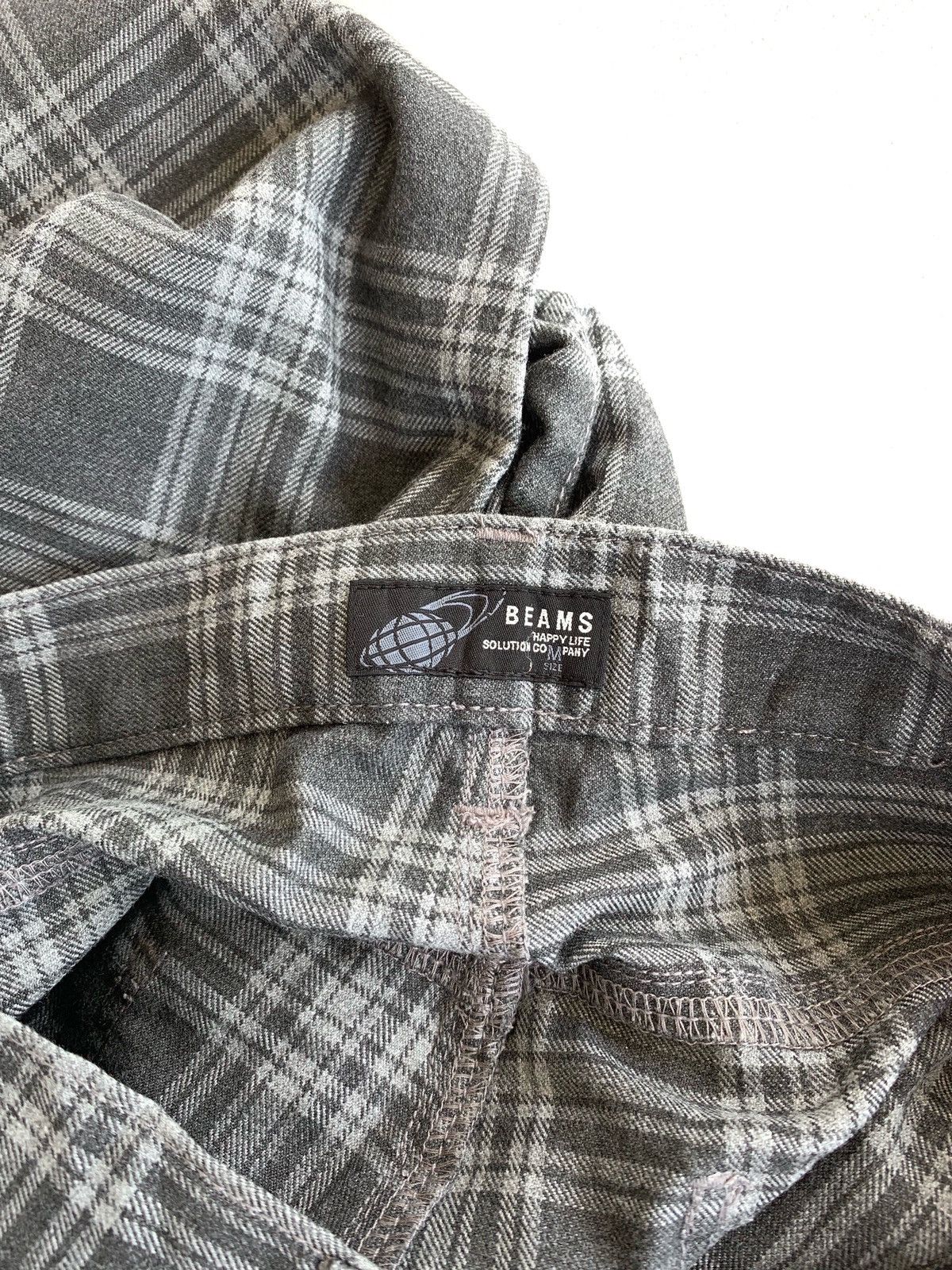 Beams Plus Beams Japan Checkered Plaid Pants Size US 30 / EU 46 - 3 Thumbnail