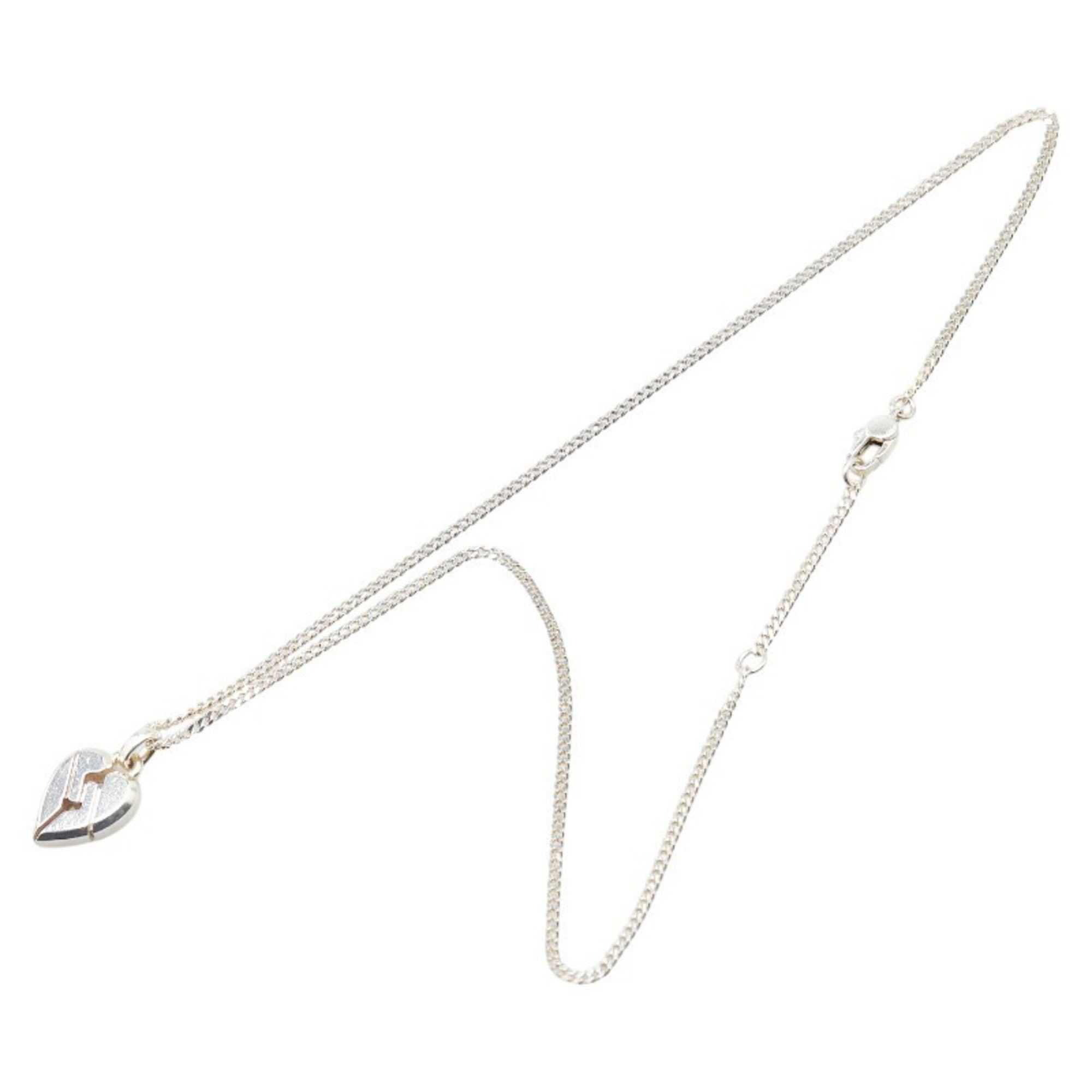 Gucci Knot Heart Necklace in SV925 Silver for Women