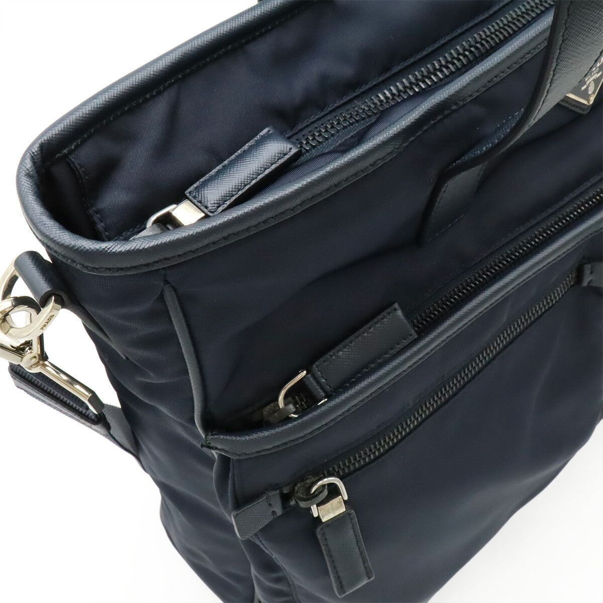 Prada Prada Prada Nylon Leather 2way Bag Leather Shoulder Bag VA0860 DUTY FREE for USA Size ONE SIZE - 7 Thumbnail