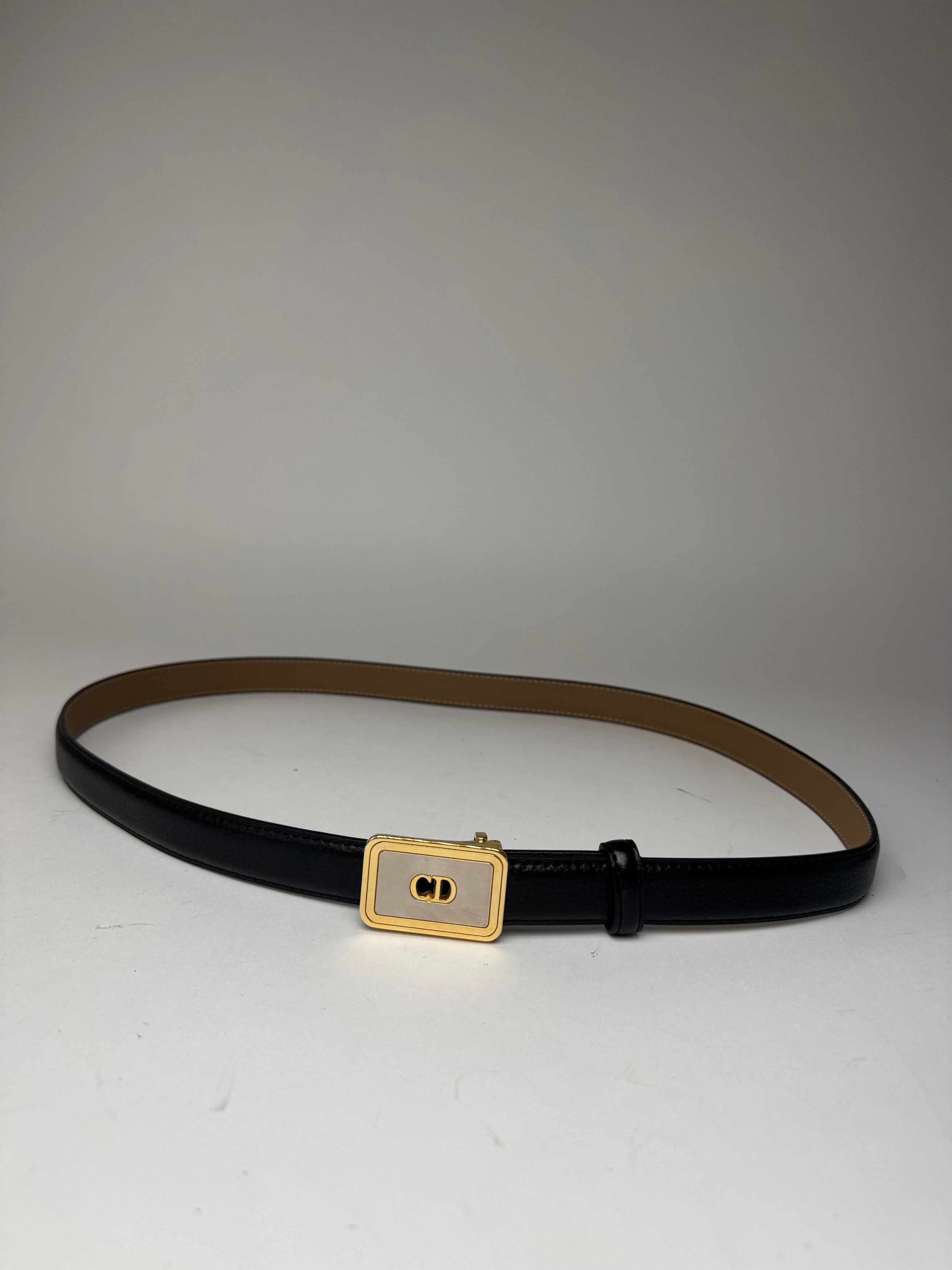 Dior Vintage Leather belt black Size ONE SIZE - 11 Thumbnail