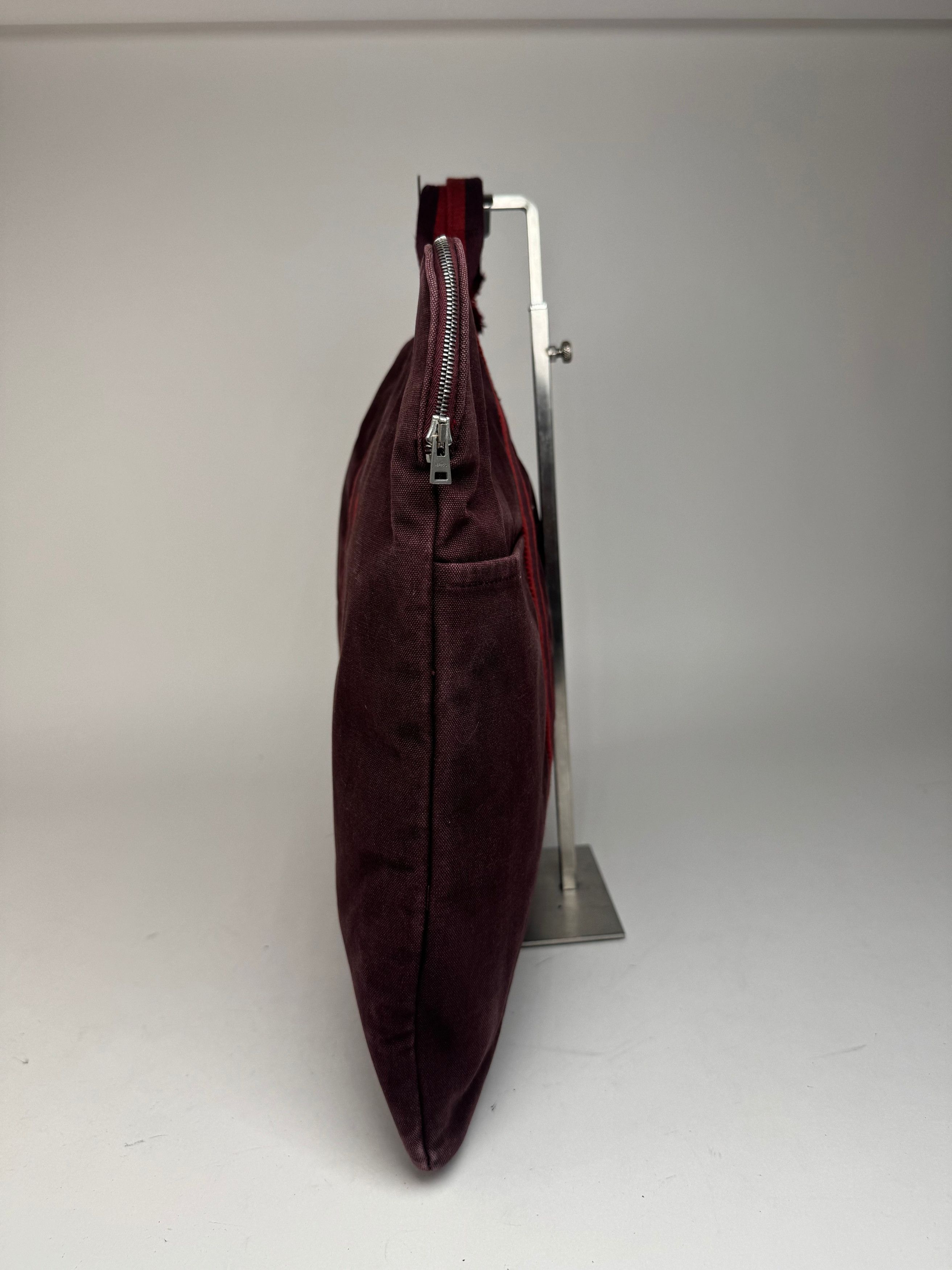 Other Vintage Hermes Canvas Travel Bag purple Size ONE SIZE - 9 Thumbnail