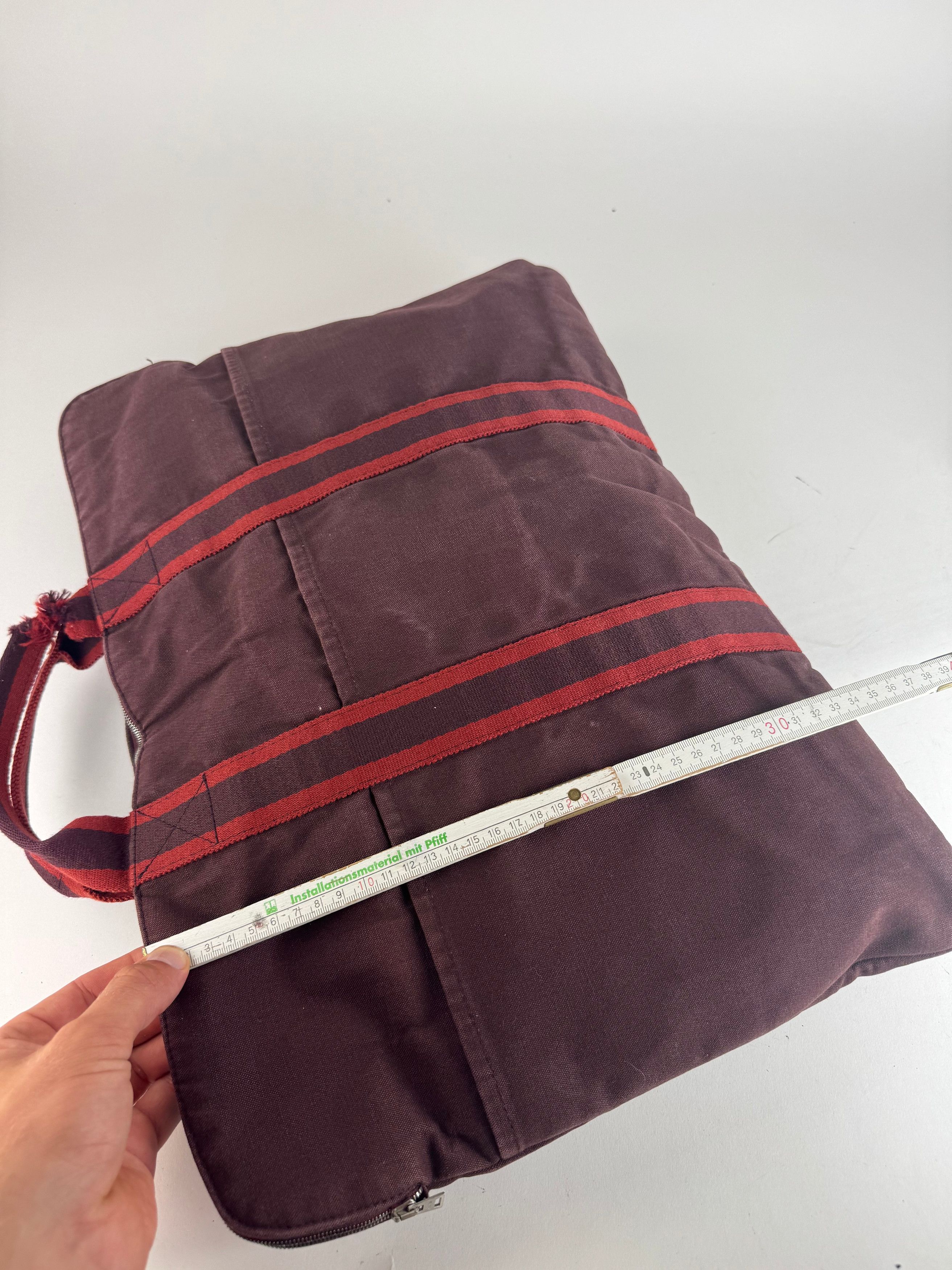 Other Vintage Hermes Canvas Travel Bag purple Size ONE SIZE - 12 Thumbnail