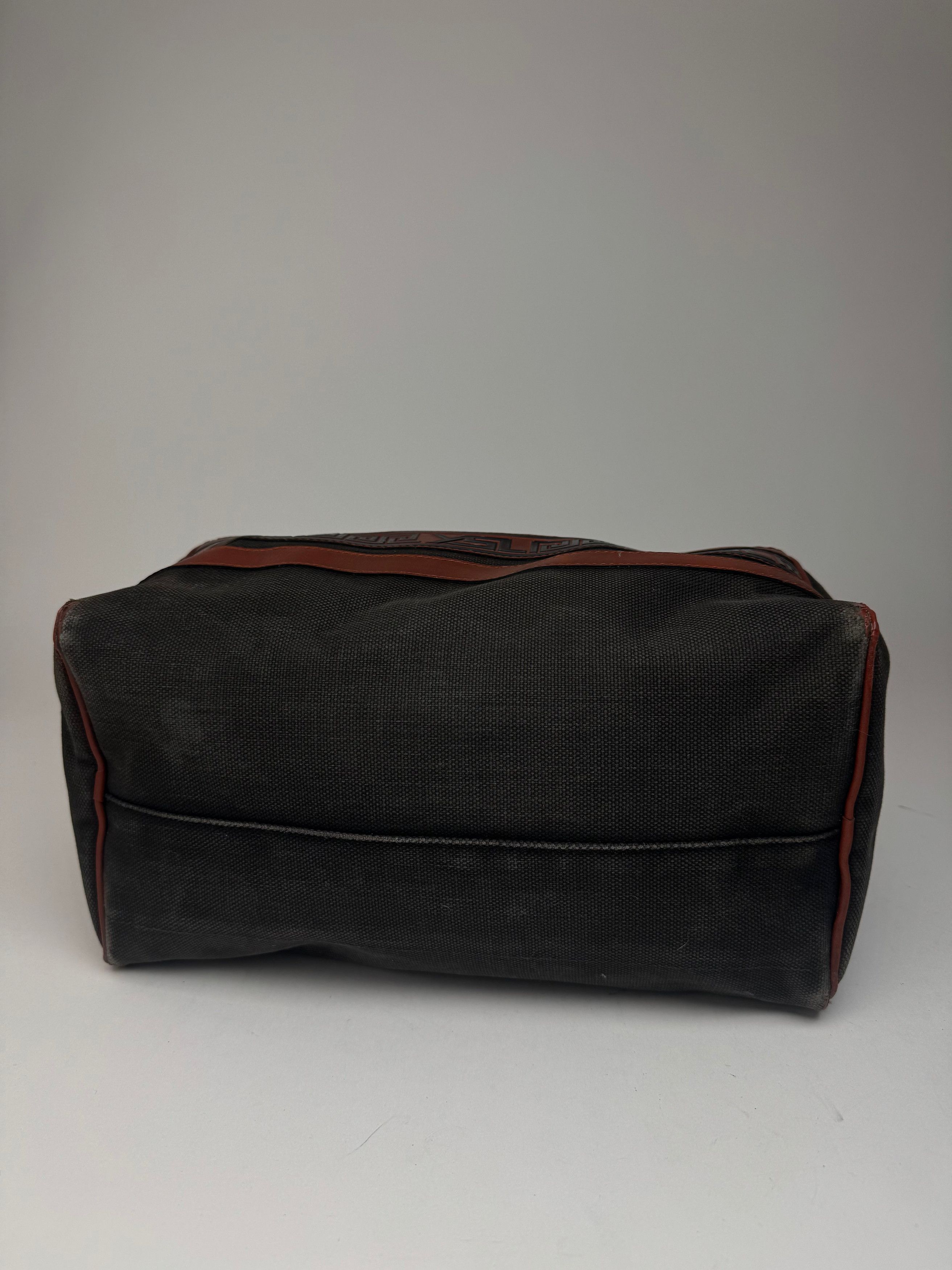 Other Vintage Yves Saint Laurent Mini Boston Leather Canvas bag bl Size ONE SIZE - 10 Thumbnail