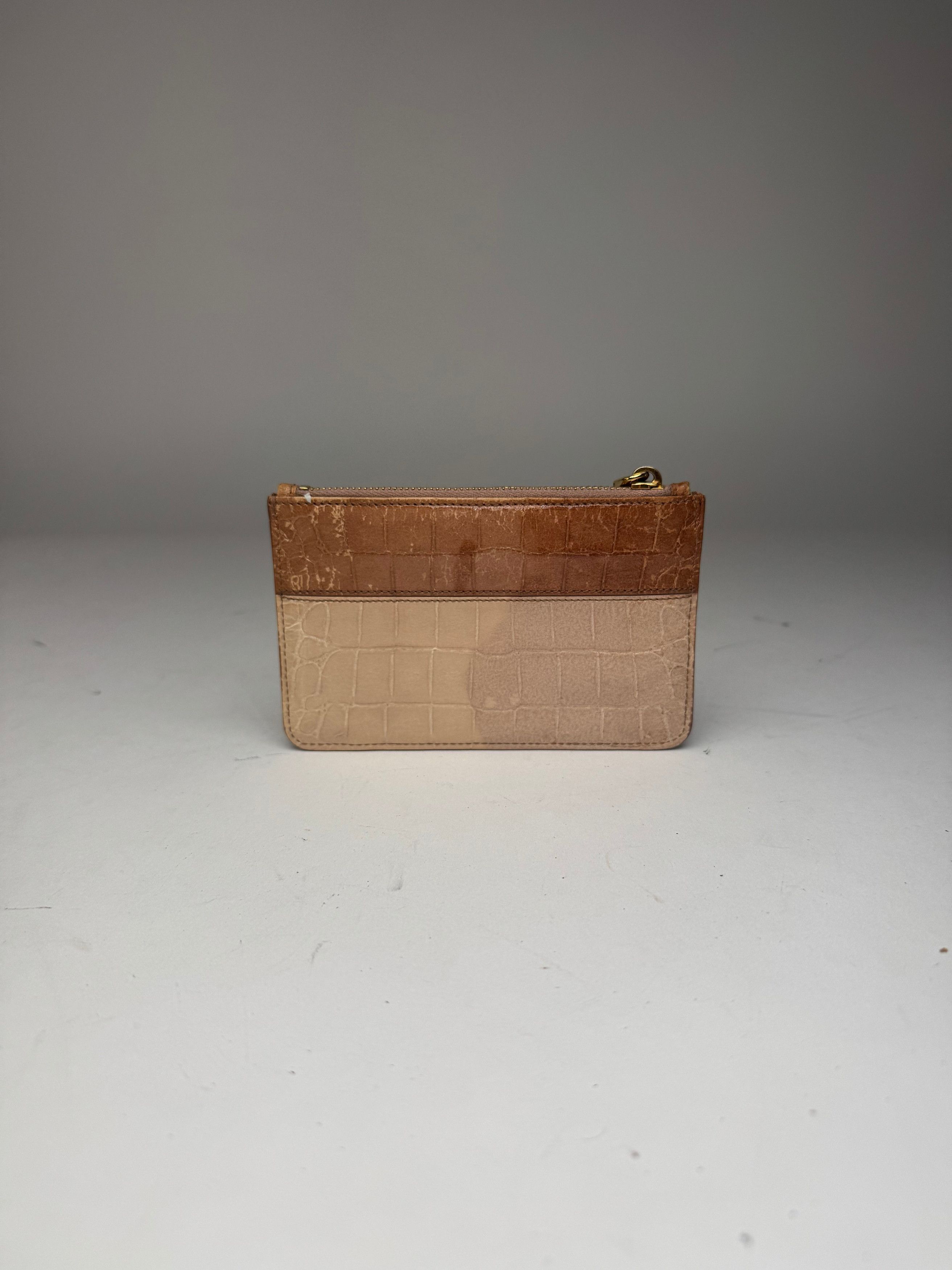 Miu Miu Vintage Patent Leather Card holder Beige Brown Size ONE SIZE - 2 Thumbnail