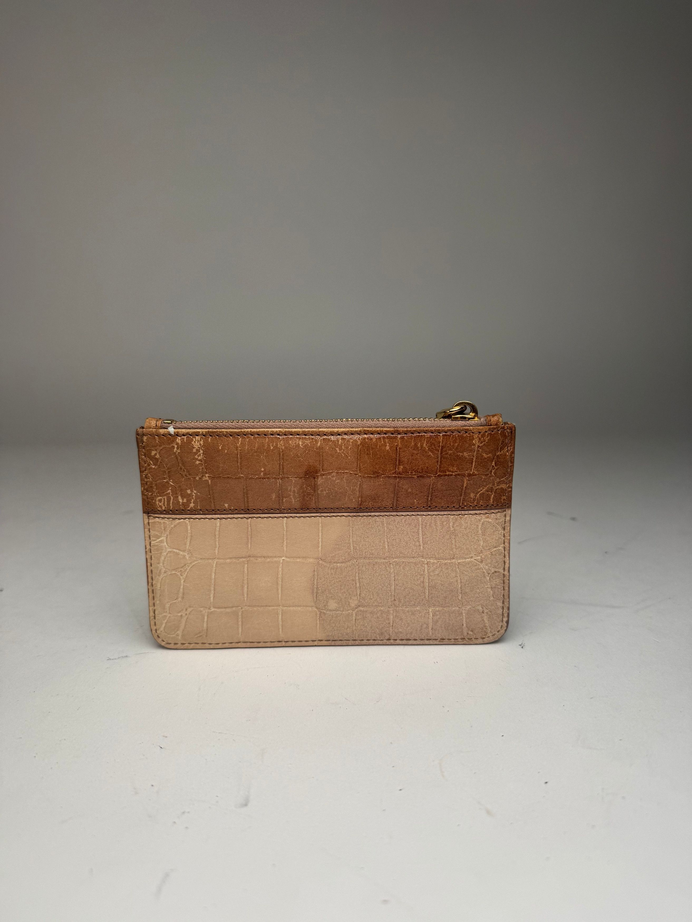 Miu Miu Vintage Patent Leather Card holder Beige Brown Size ONE SIZE - 11 Thumbnail