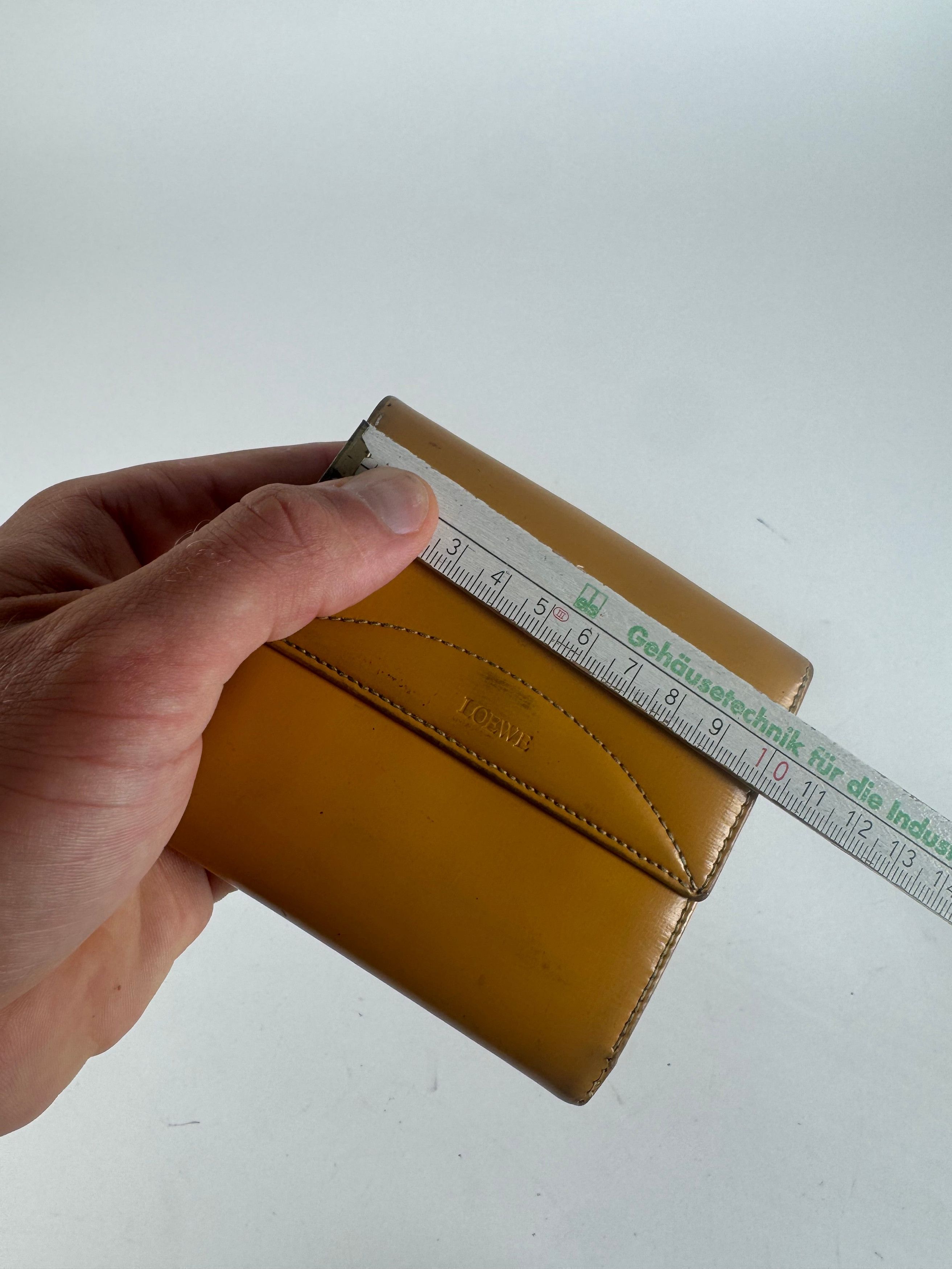 Loewe Vintage Madrid Patent Leather wallet yellow Size ONE SIZE - 8 Thumbnail