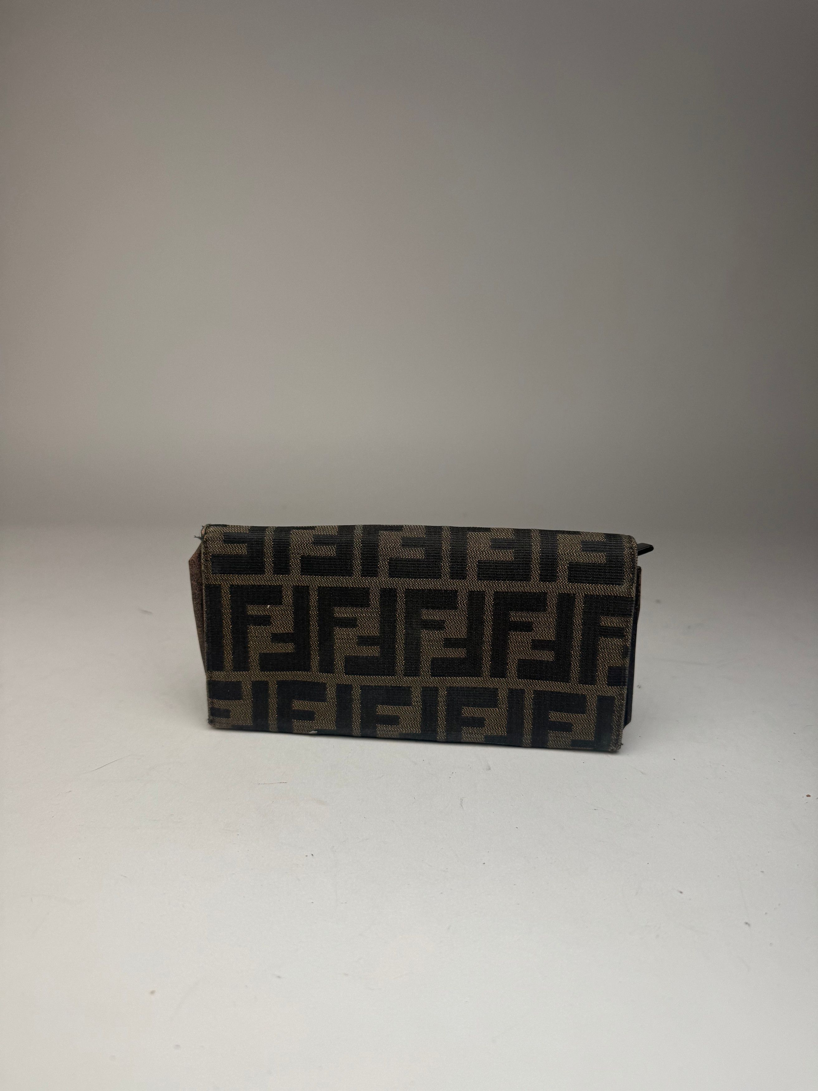 Fendi Vintage Baguette Monogram Wallet Brown Size ONE SIZE - 10 Thumbnail