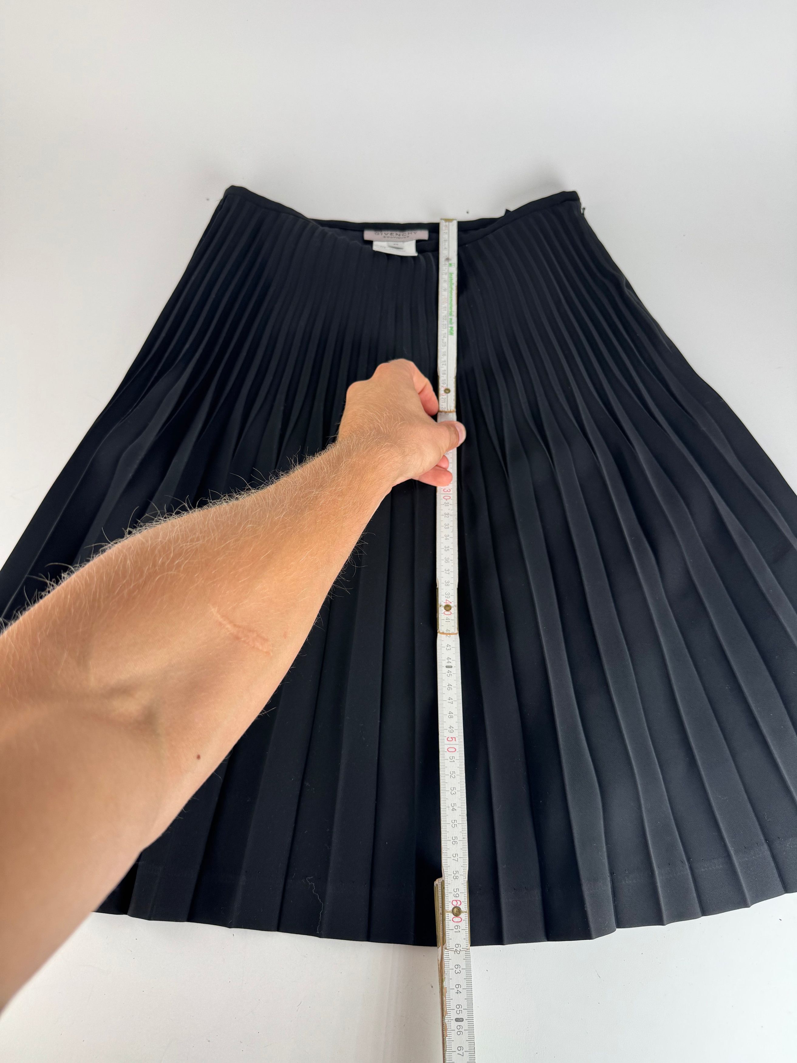 Givenchy Vintage Plissee Skirt 36/S black Size 27" / US 4 / IT 40 - 6 Thumbnail