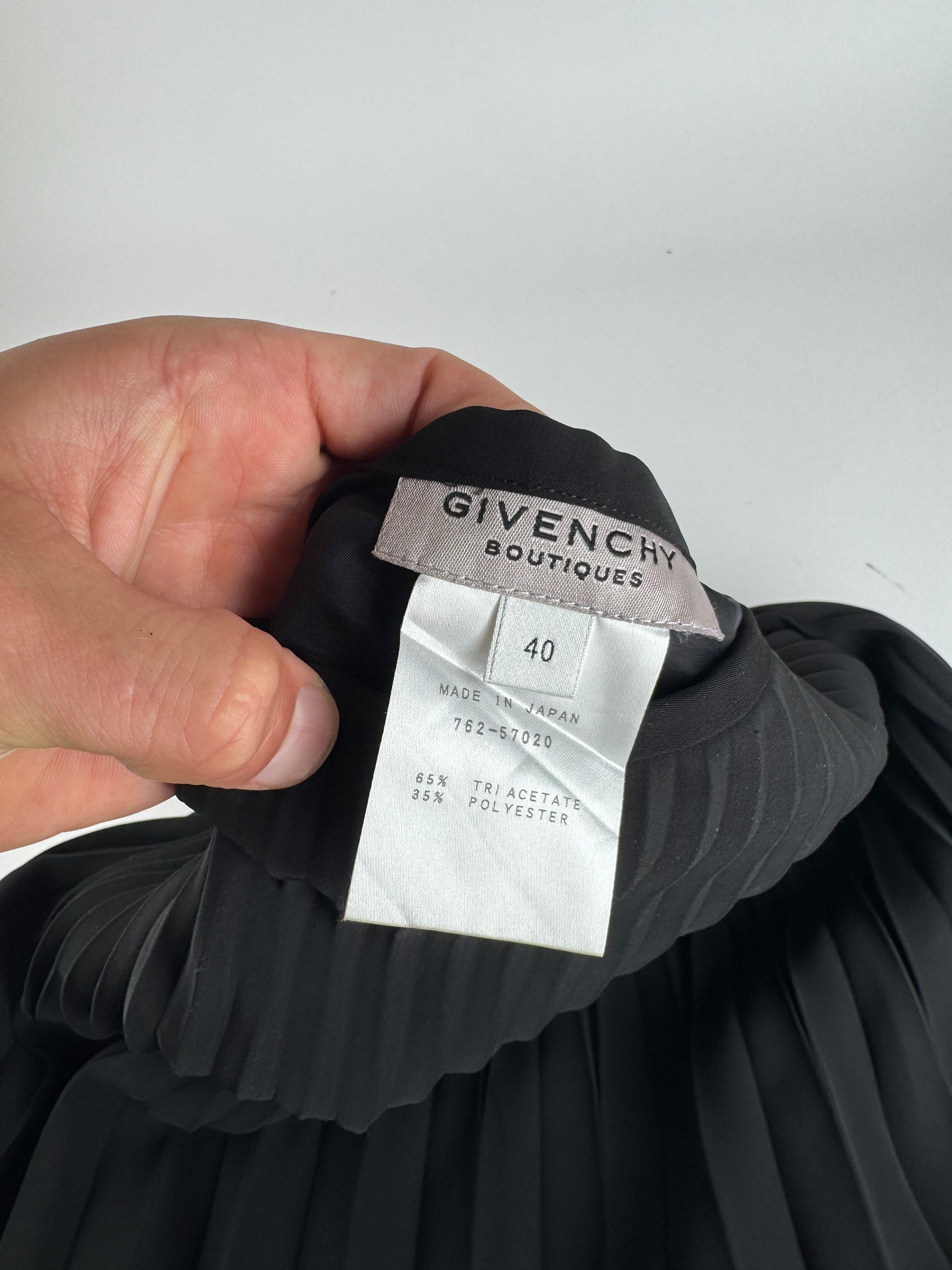 Givenchy Vintage Plissee Skirt 36/S black Size 27" / US 4 / IT 40 - 9 Thumbnail