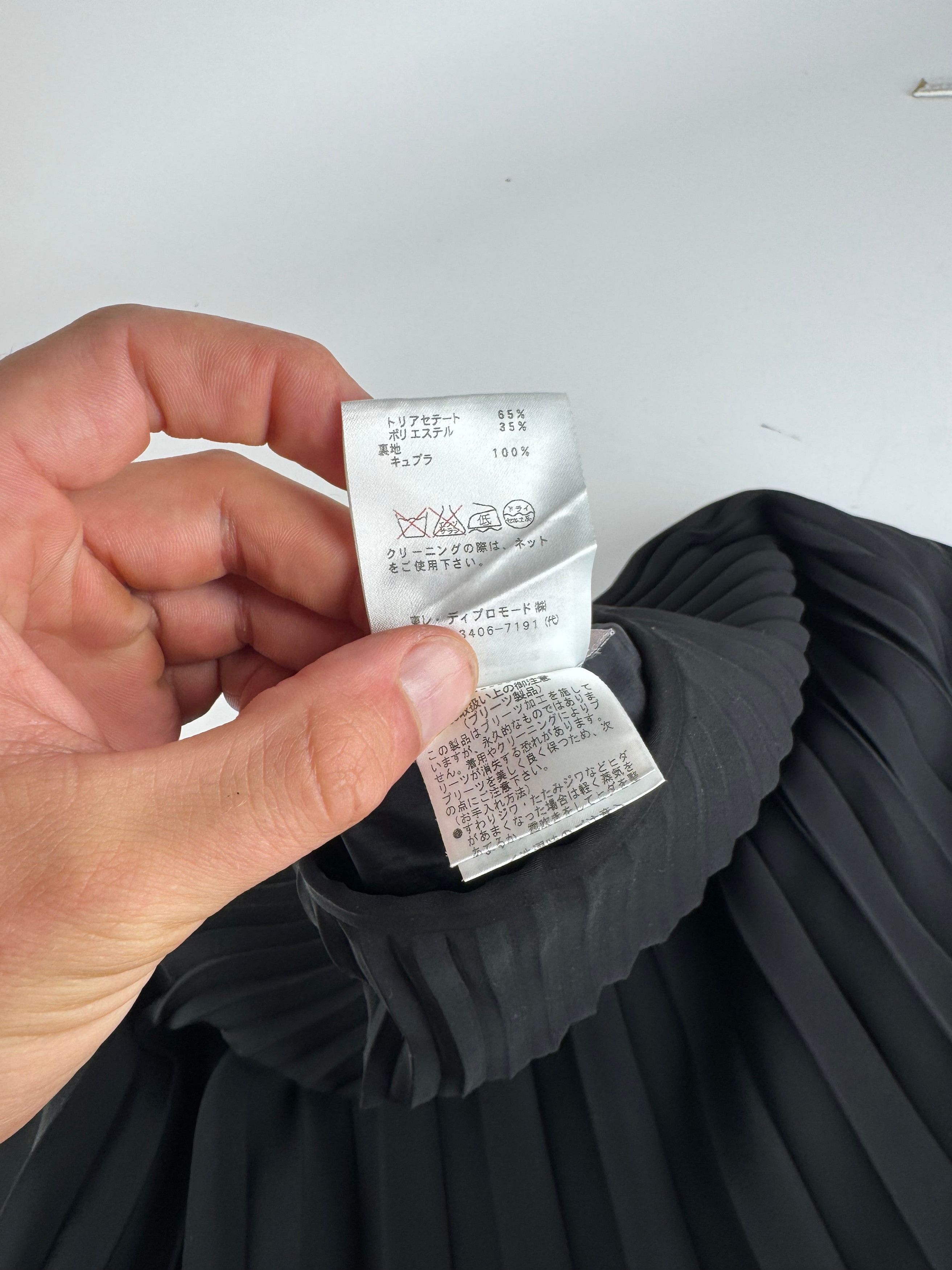 Givenchy Vintage Plissee Skirt 36/S black Size 27" / US 4 / IT 40 - 10 Thumbnail