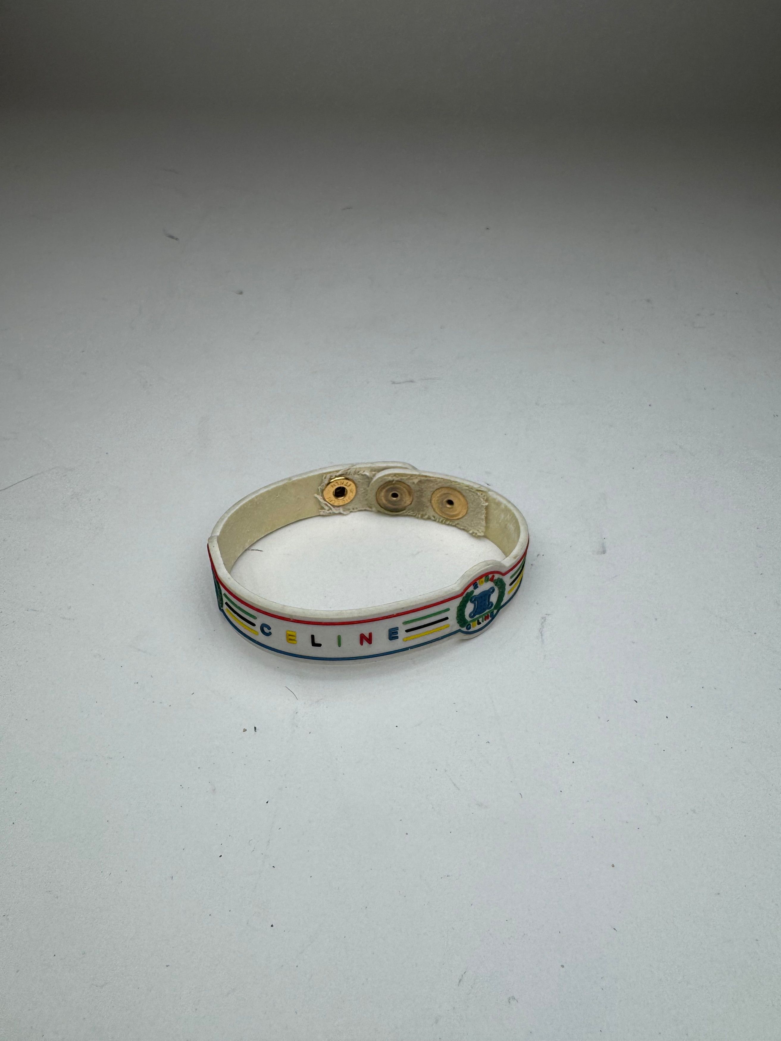 Celine Vintage Paris Plastic Bracelet Size ONE SIZE - 10 Thumbnail
