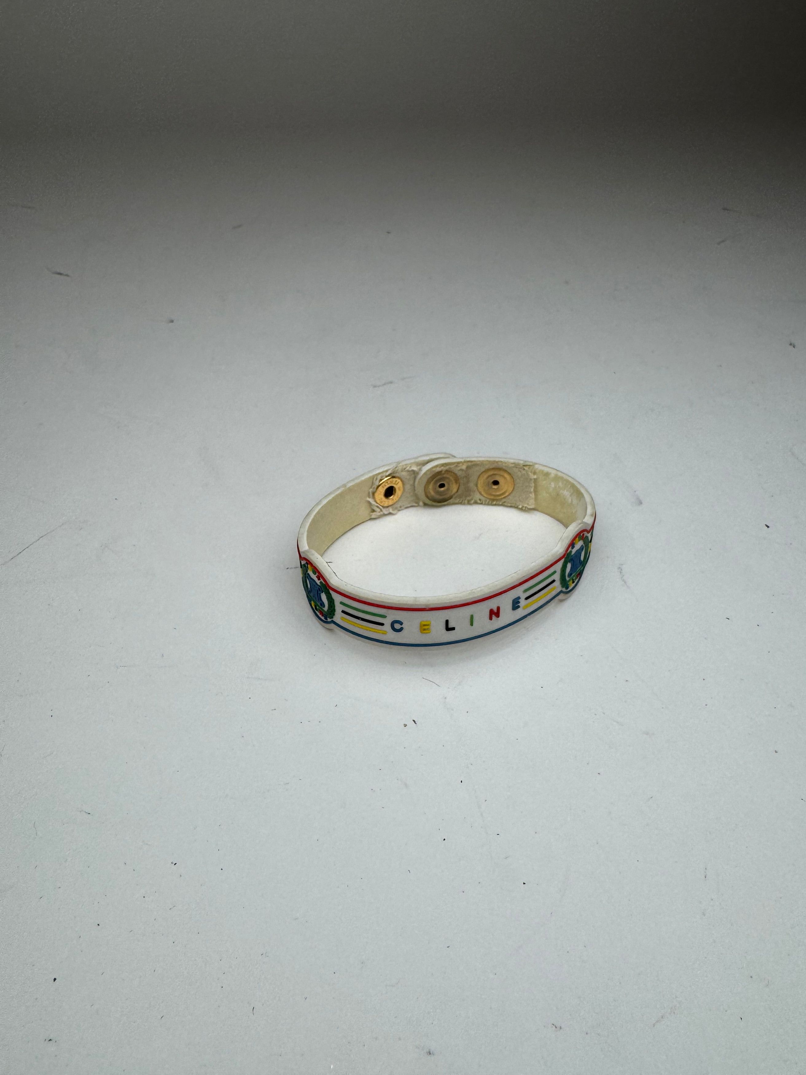 Celine Vintage Paris Plastic Bracelet Size ONE SIZE - 15 Thumbnail