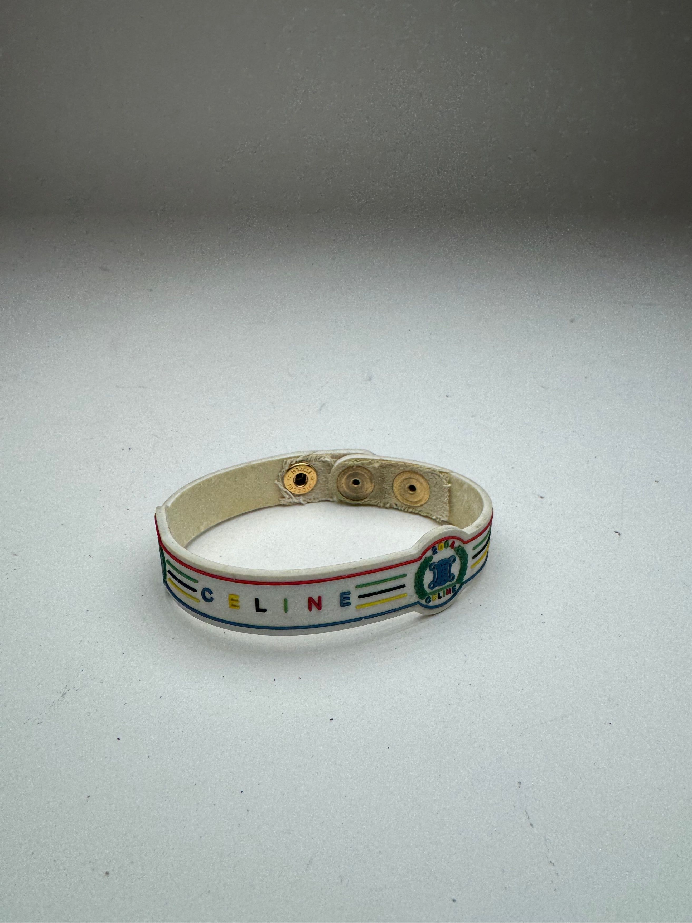 Celine Vintage Paris Plastic Bracelet Size ONE SIZE - 8 Thumbnail