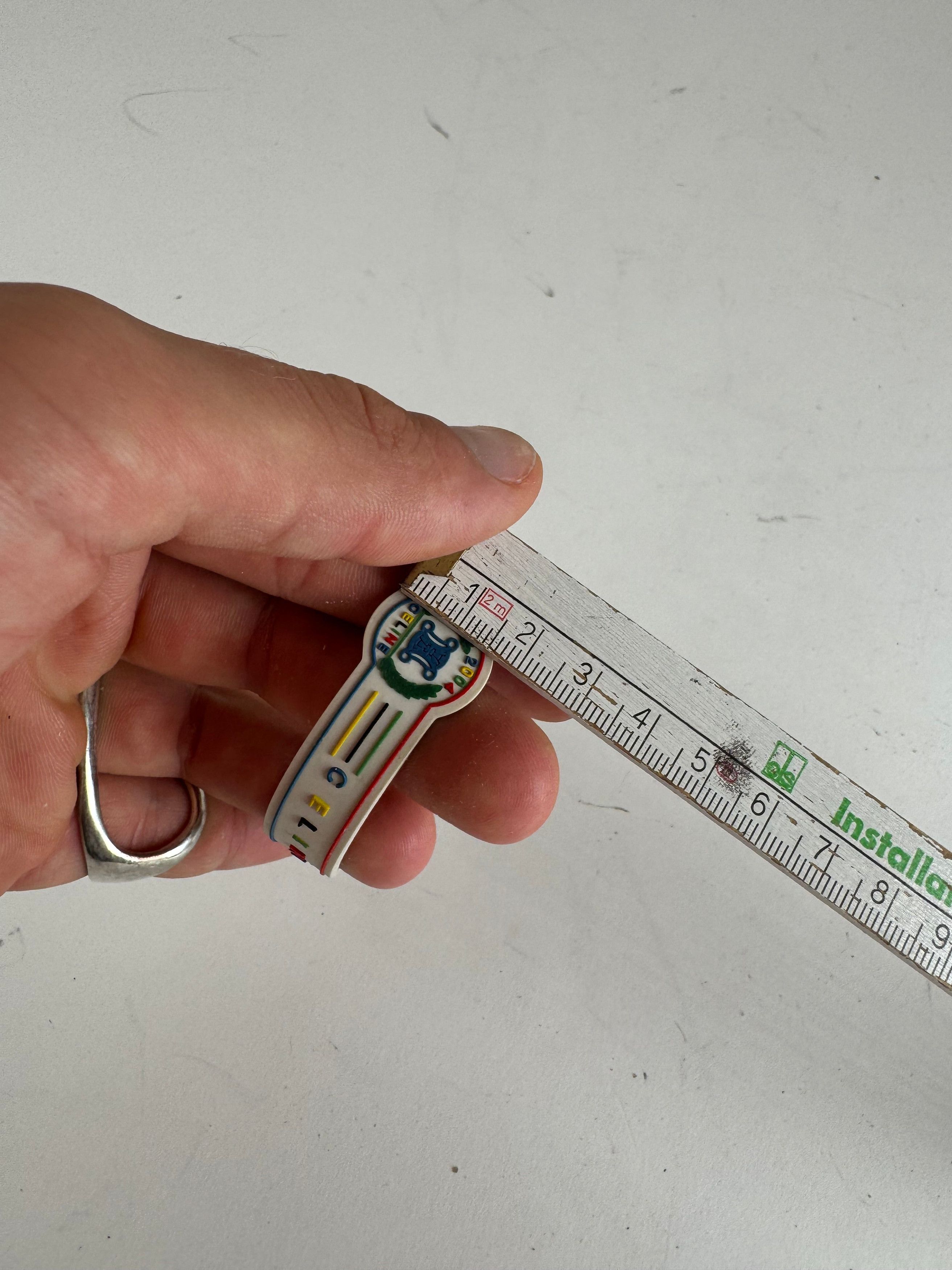 Celine Vintage Paris Plastic Bracelet Size ONE SIZE - 14 Thumbnail