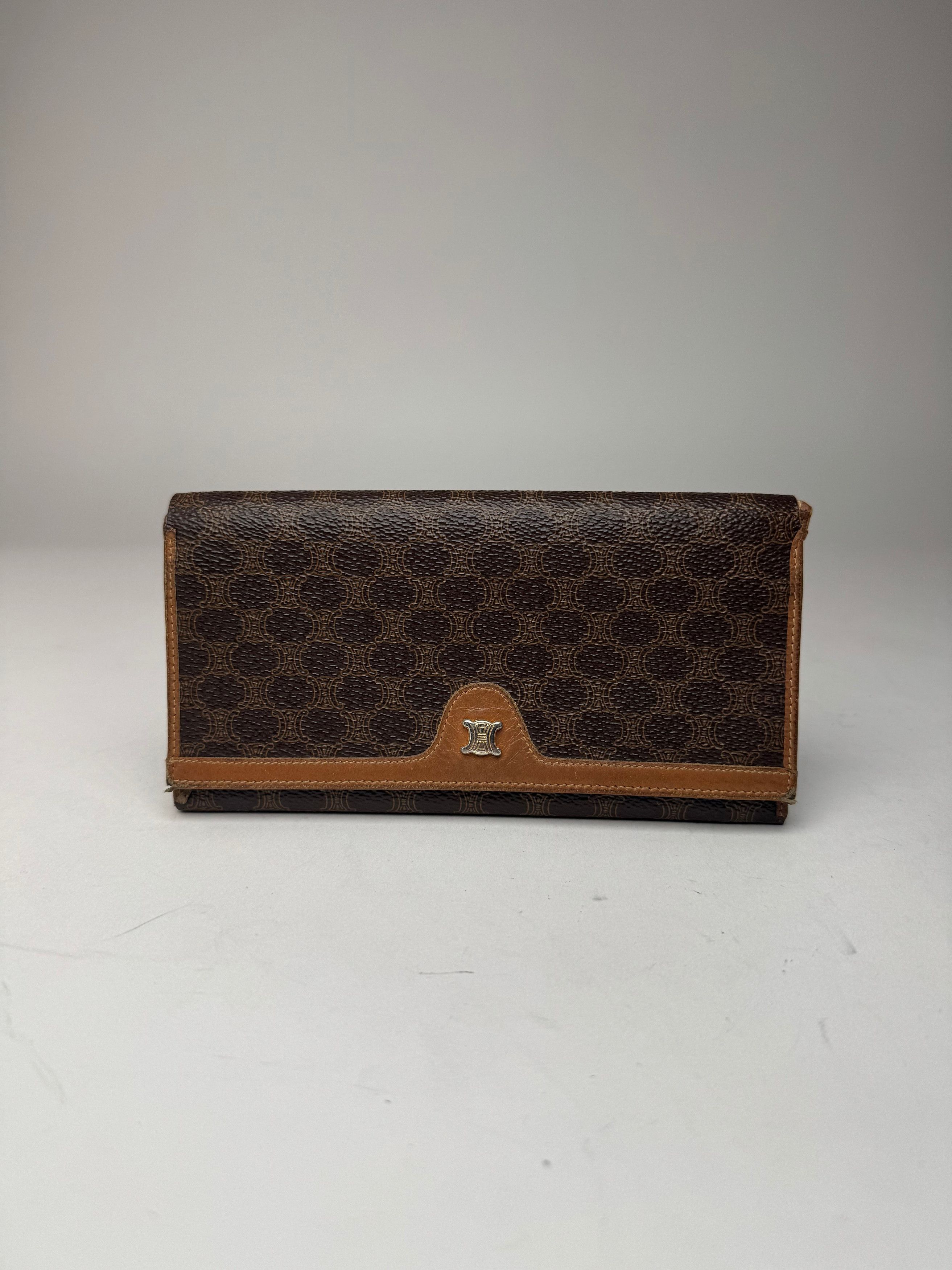 Celine Vintage Paris Leather wallet brown Size ONE SIZE - 9 Thumbnail
