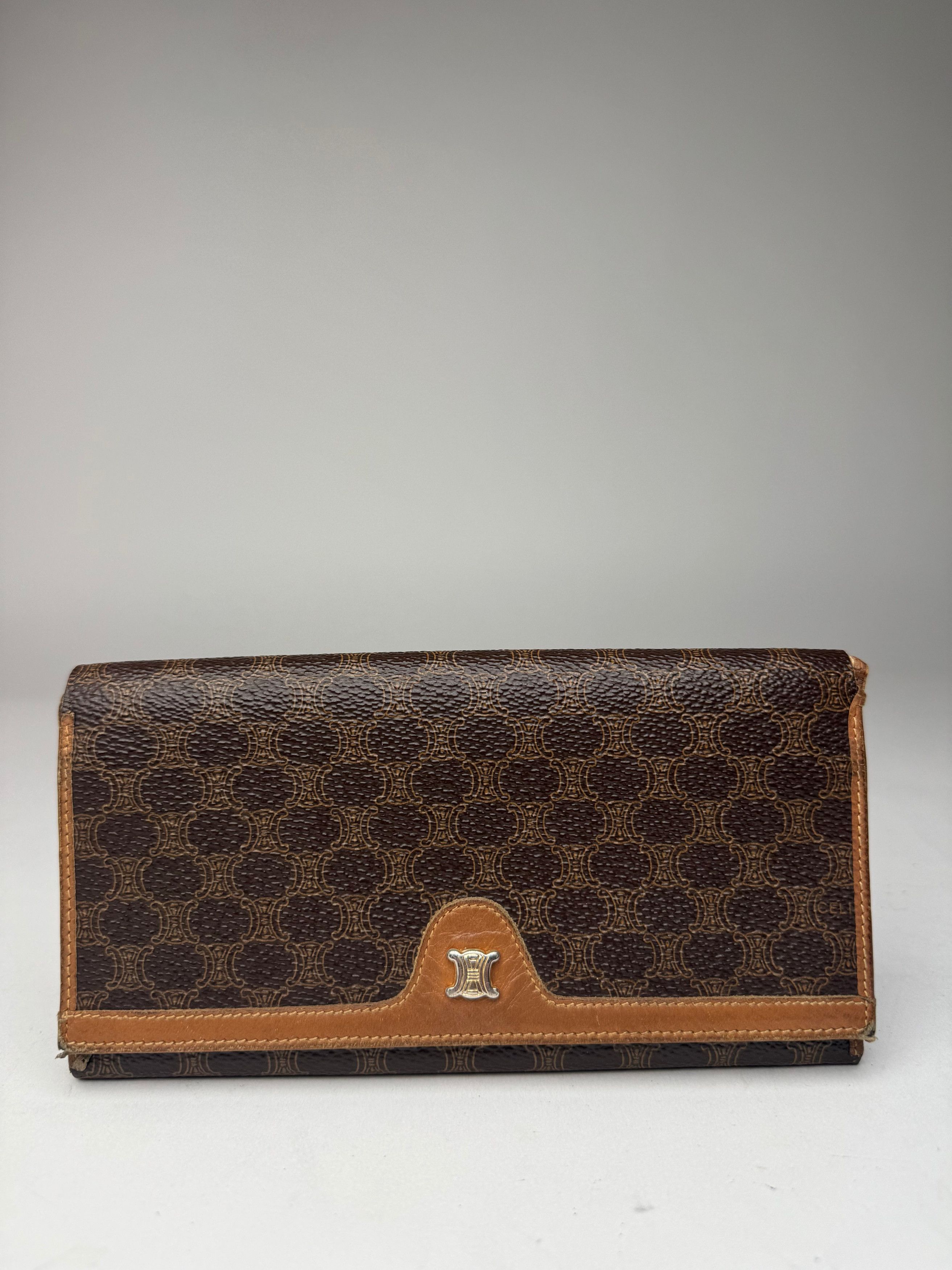 Celine Vintage Paris Leather wallet brown Size ONE SIZE - 13 Thumbnail