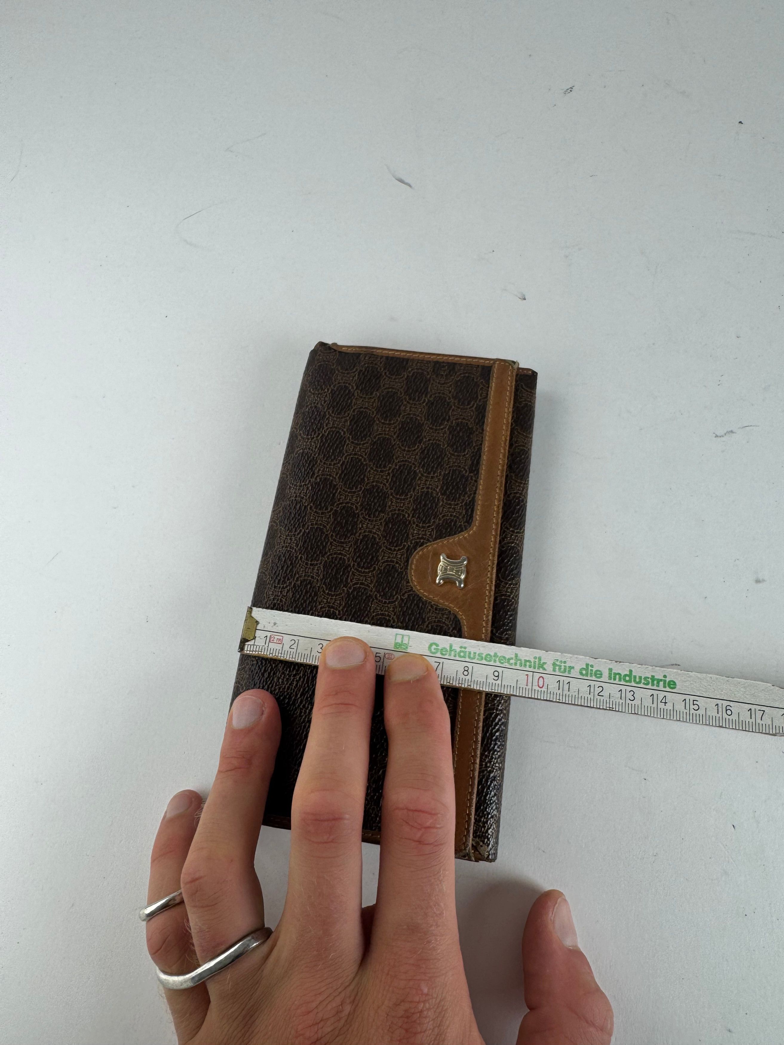 Celine Vintage Paris Leather wallet brown Size ONE SIZE - 12 Thumbnail