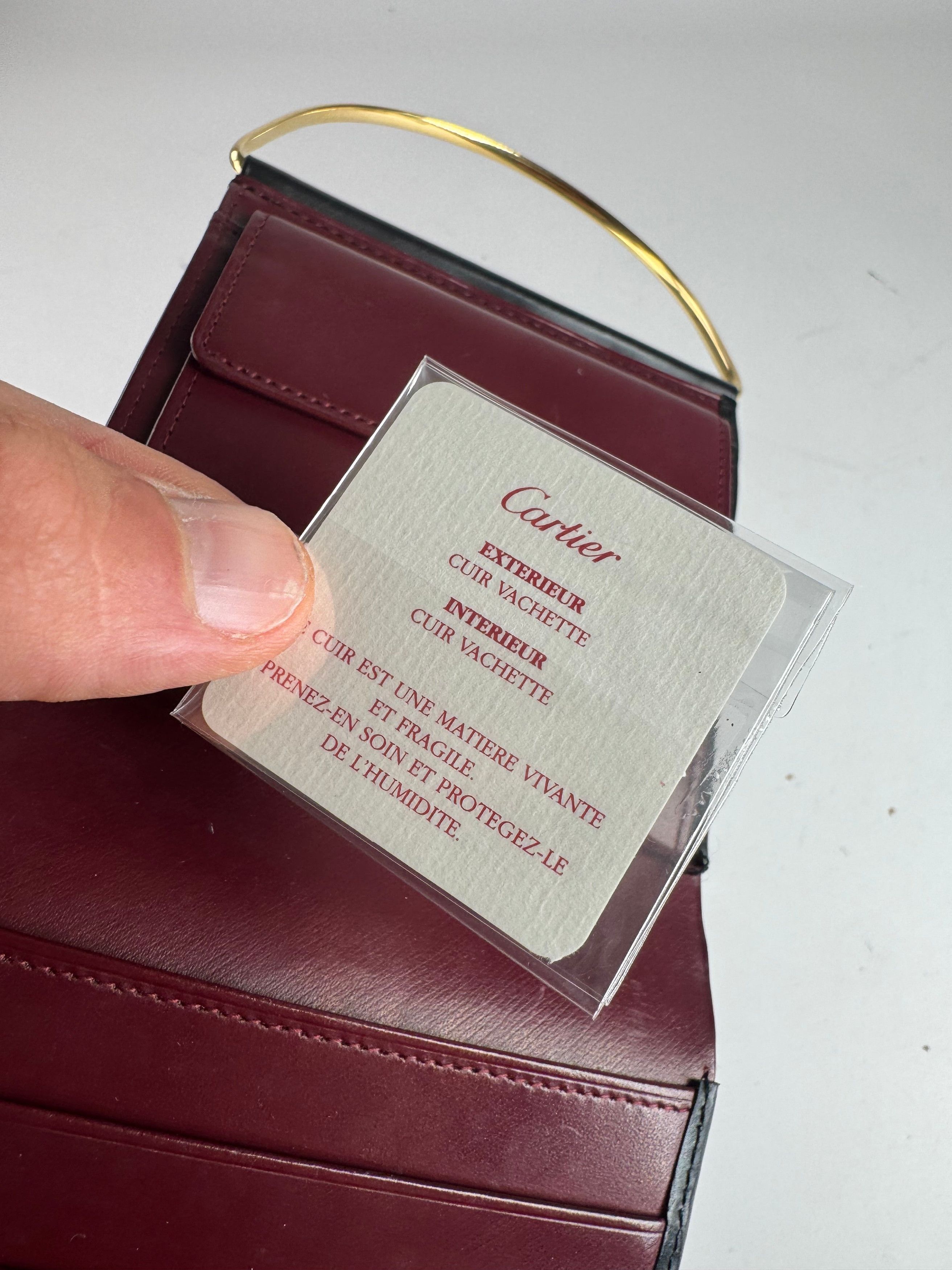 Other Vintage Cartier Patent leather mini bag / Wallet black Size ONE SIZE - 6 Thumbnail