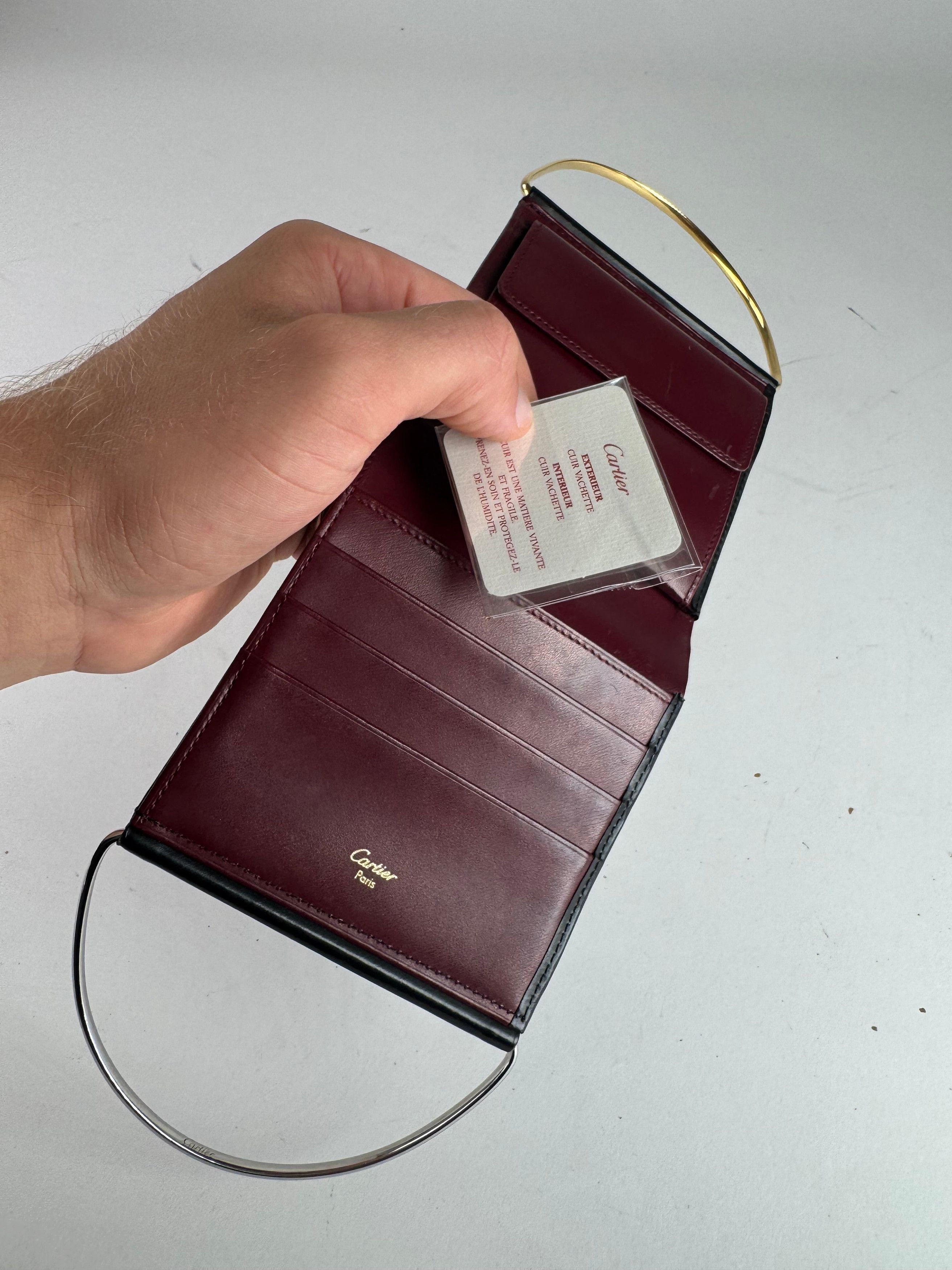 Other Vintage Cartier Patent leather mini bag / Wallet black Size ONE SIZE - 4 Thumbnail