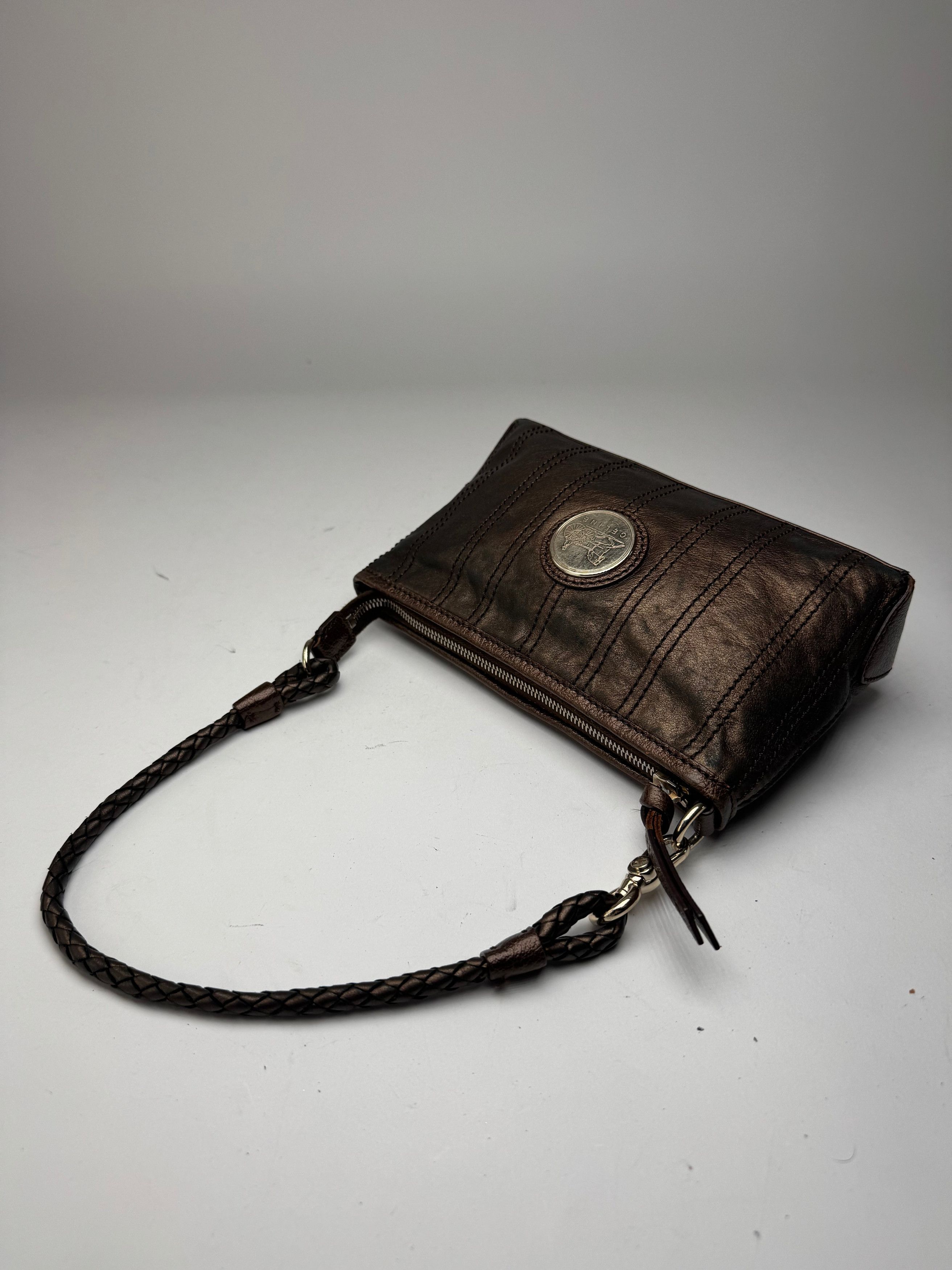 Celine Vintage Leather bag bronze Size ONE SIZE - 8 Thumbnail