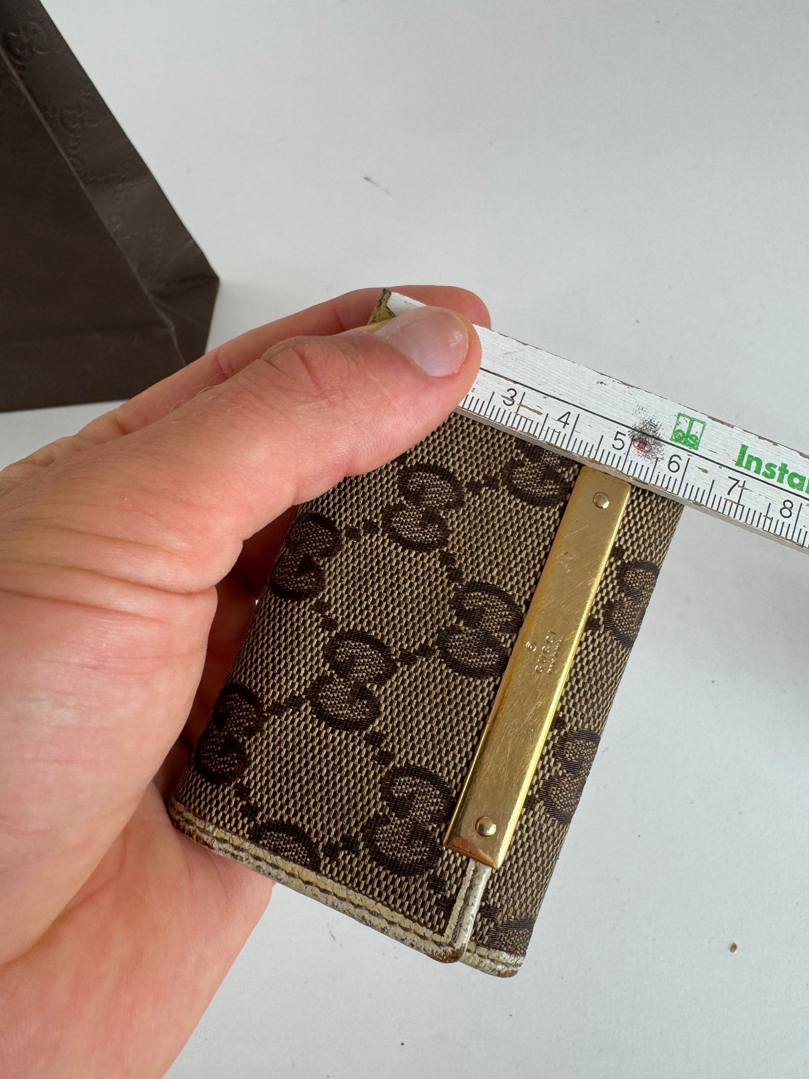 Gucci Vintage Monogram Key Holder beige white Size ONE SIZE - 11 Thumbnail
