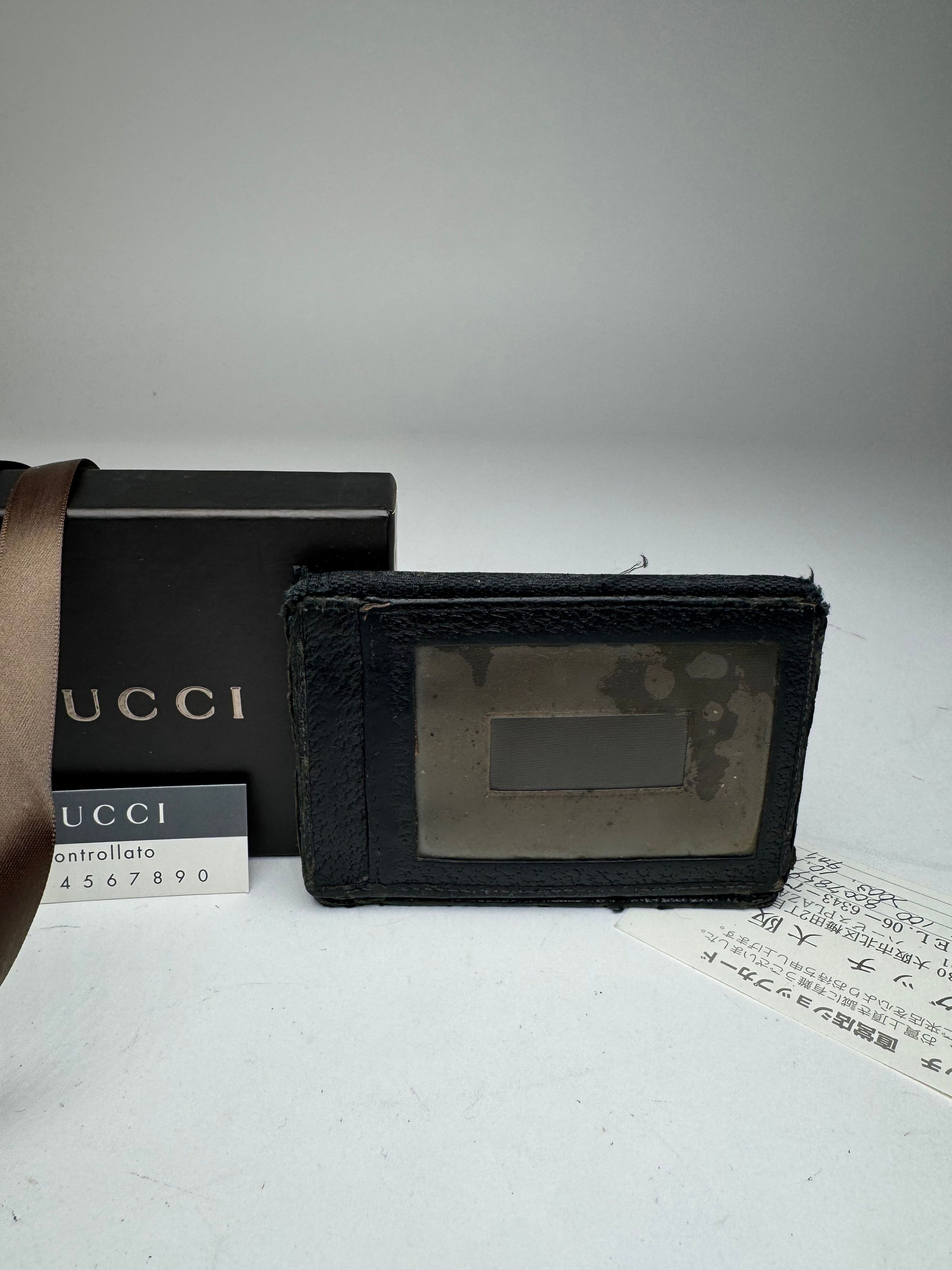 Gucci Vintage monogram Card Holder Black Size ONE SIZE - 7 Thumbnail