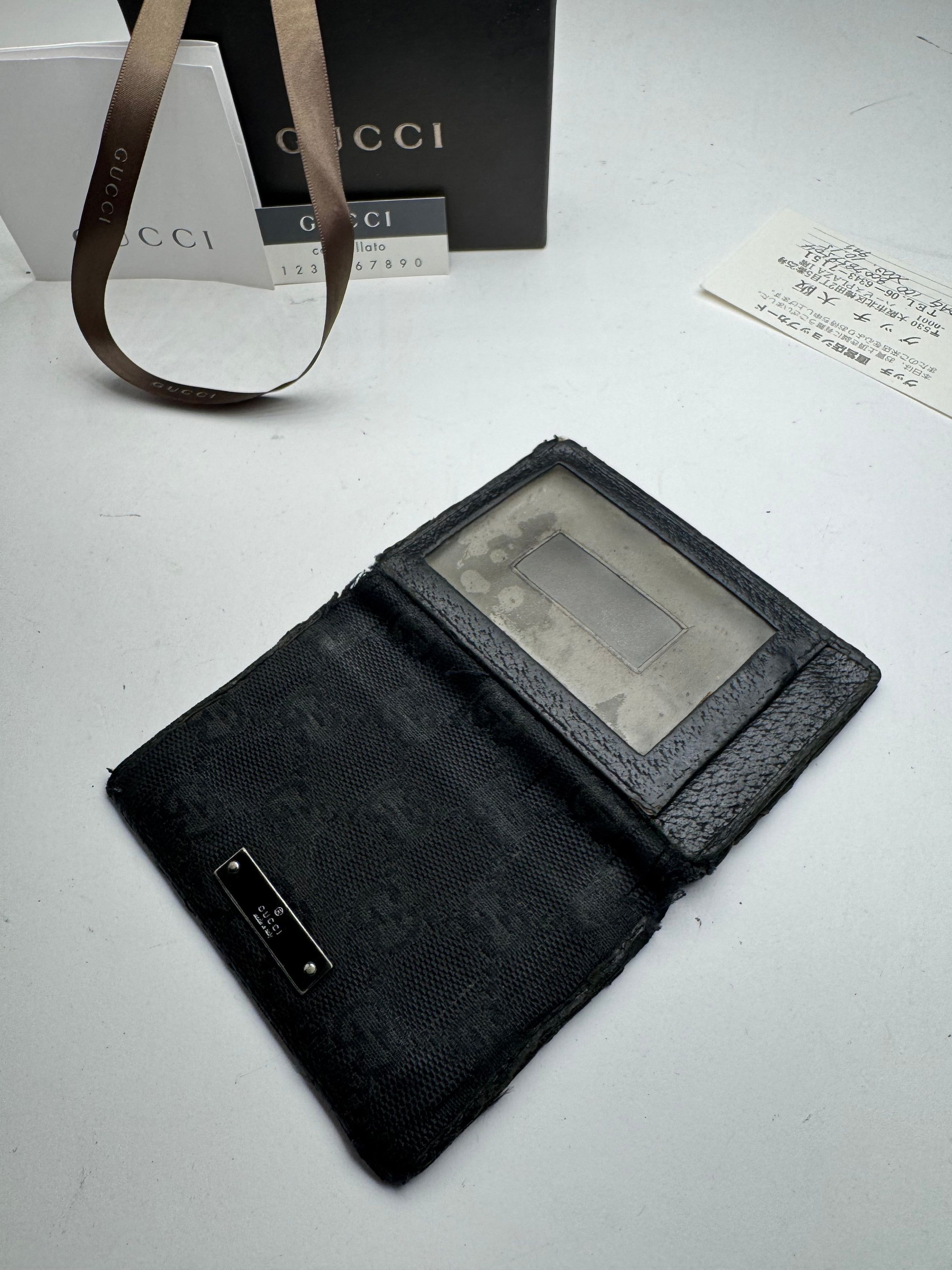 Gucci Vintage monogram Card Holder Black Size ONE SIZE - 8 Thumbnail