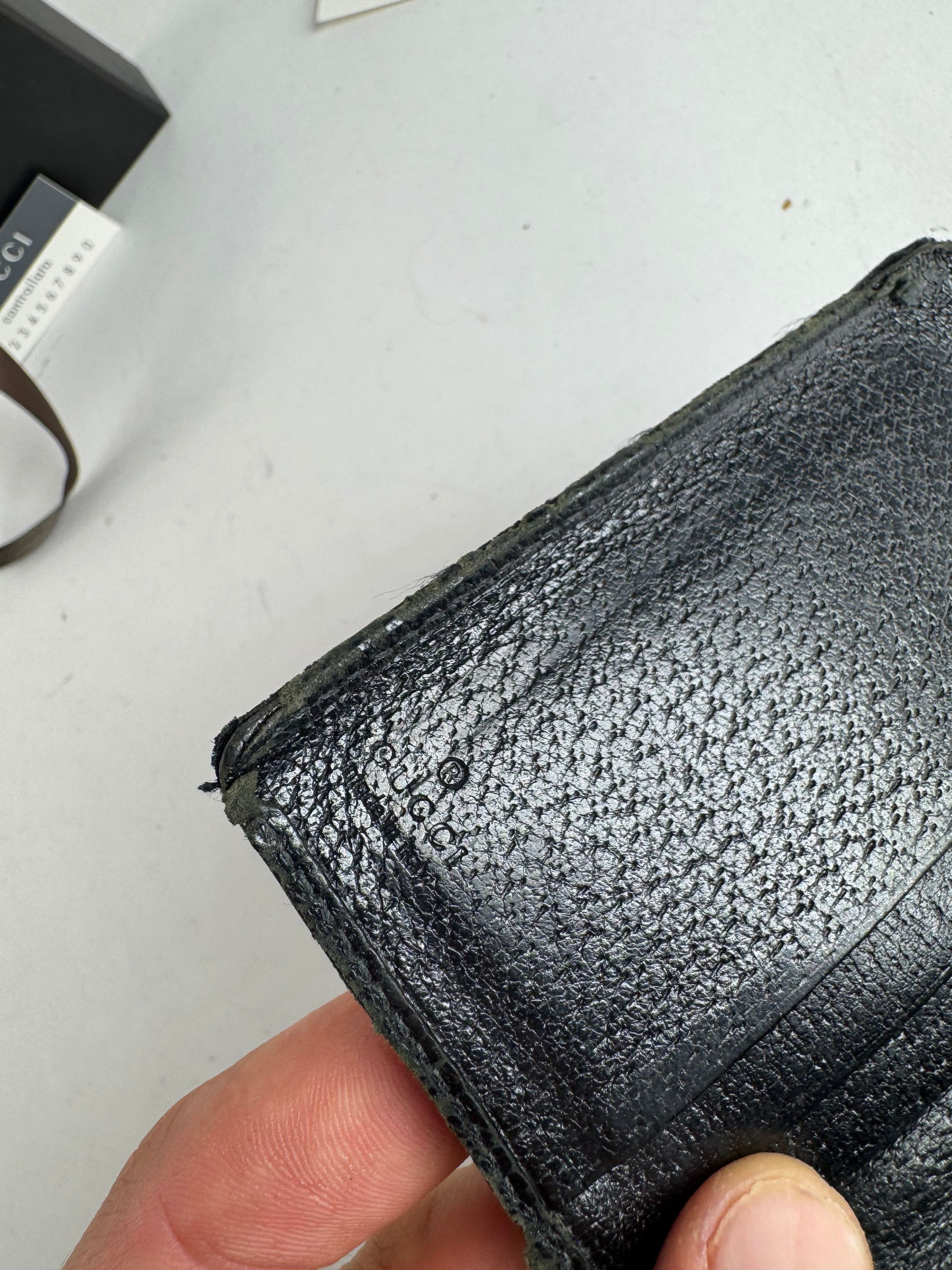 Gucci Vintage monogram Card Holder Black Size ONE SIZE - 6 Thumbnail