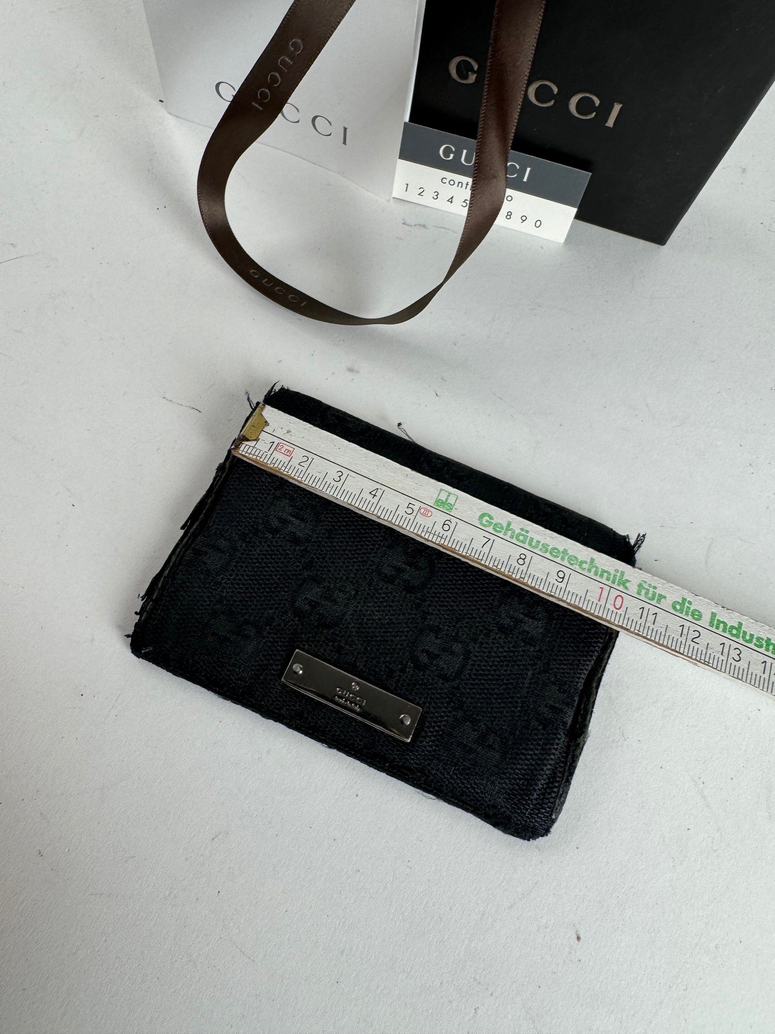 Gucci Vintage monogram Card Holder Black Size ONE SIZE - 10 Thumbnail