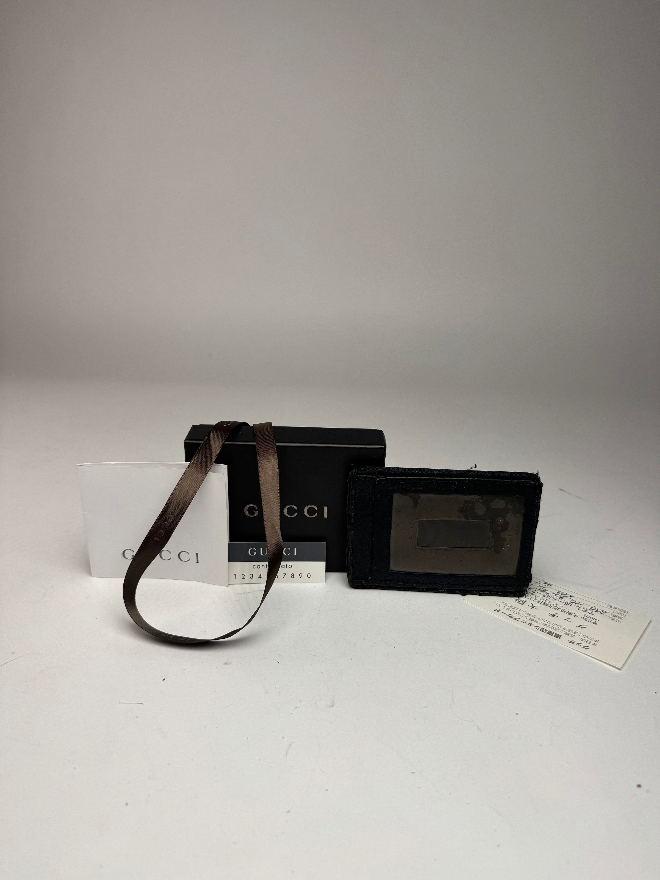 Gucci Vintage monogram Card Holder Black Size ONE SIZE - 2 Thumbnail