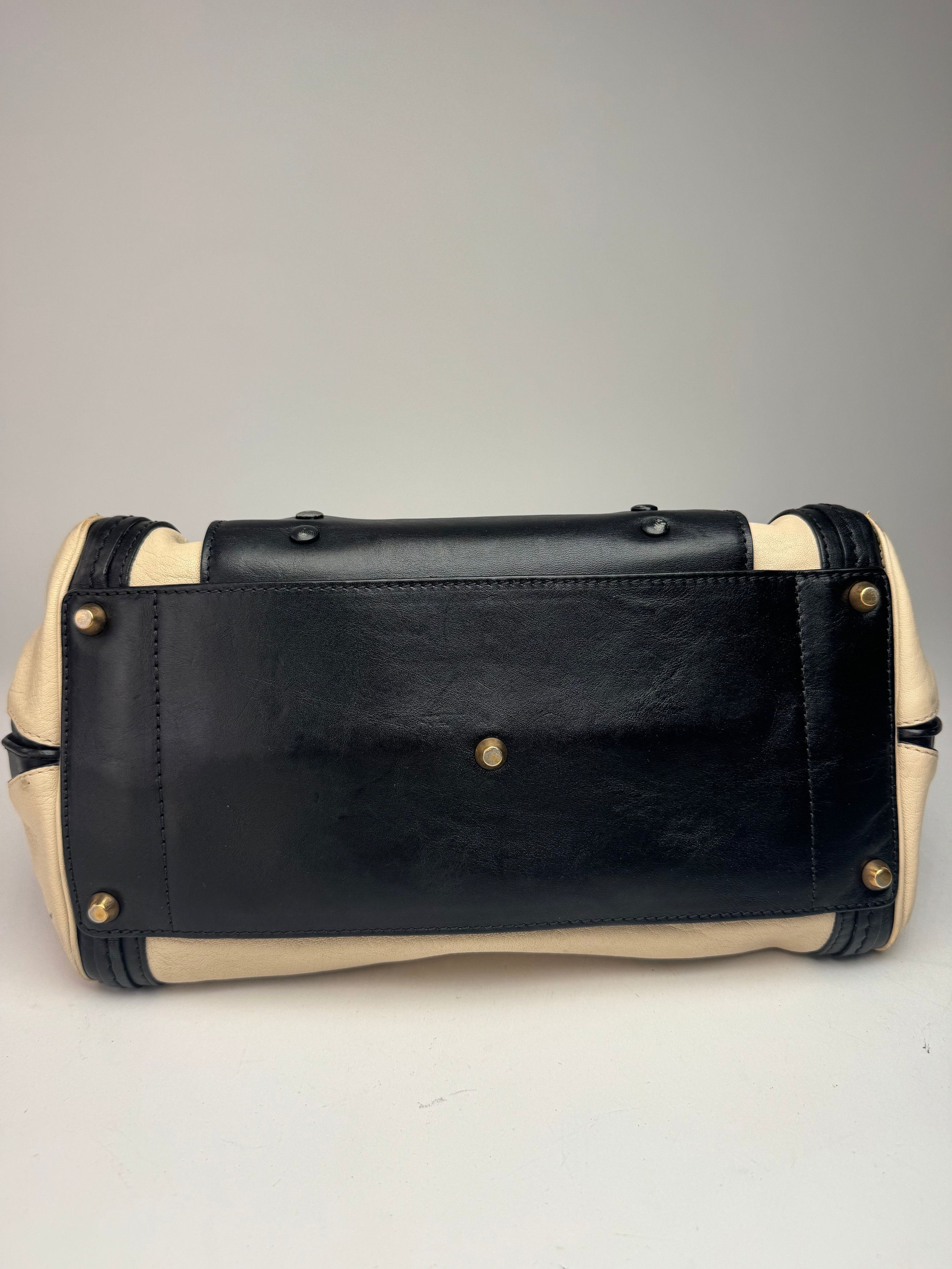 Chloe Vintage Leather bag beige black Size ONE SIZE - 10 Thumbnail