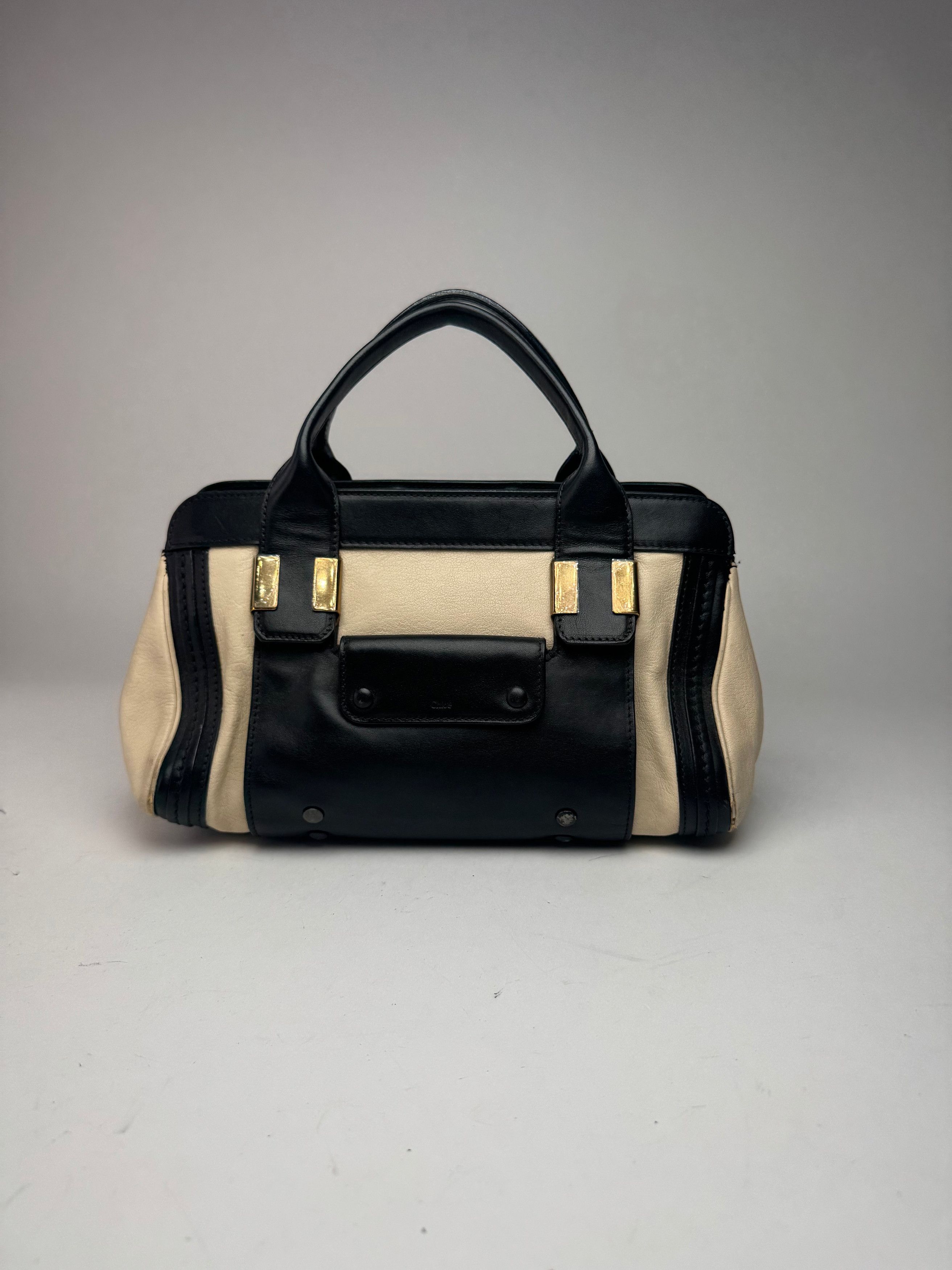 Chloe Vintage Leather bag beige black Size ONE SIZE - 15 Thumbnail