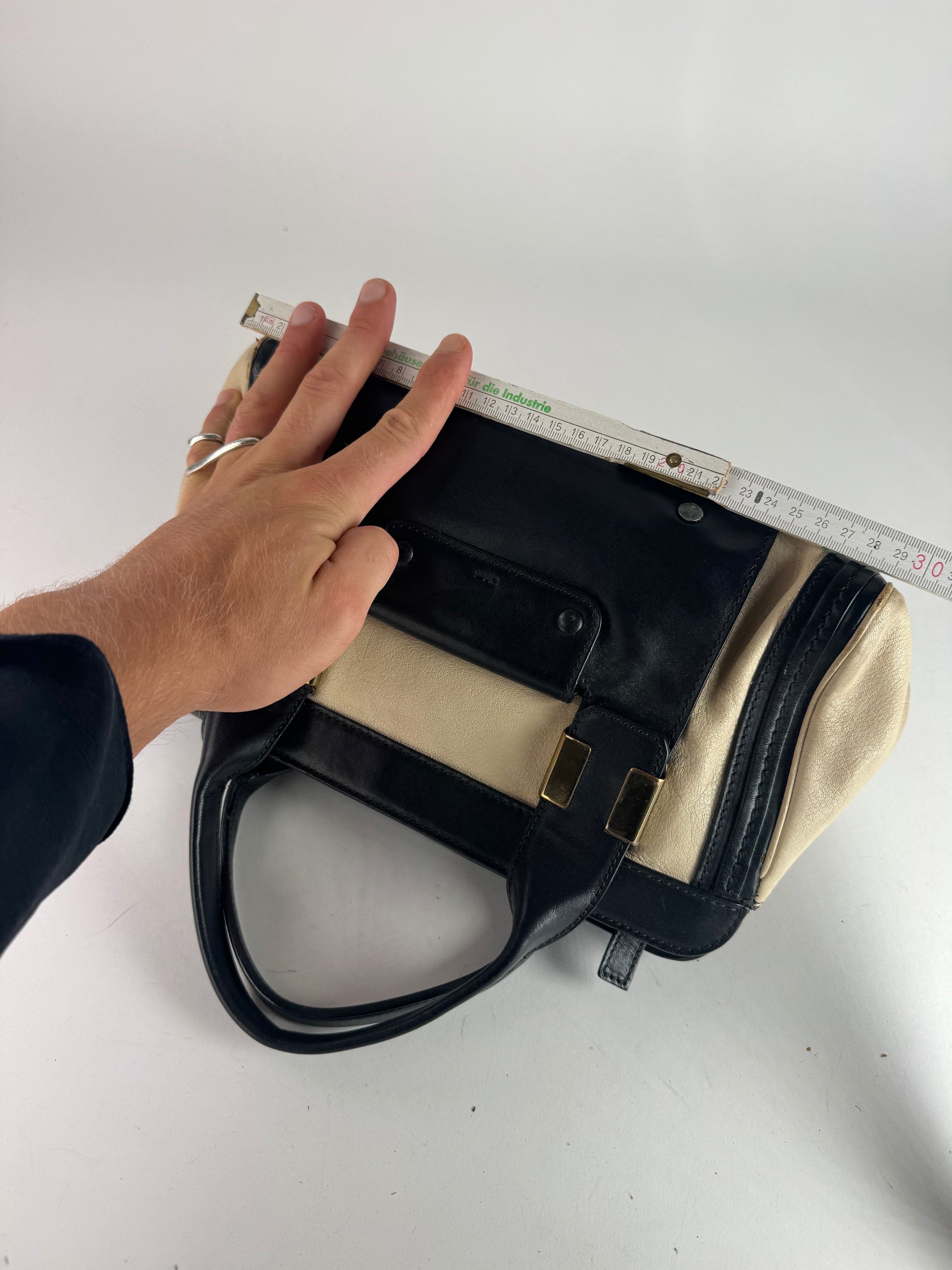 Chloe Vintage Leather bag beige black Size ONE SIZE - 12 Thumbnail