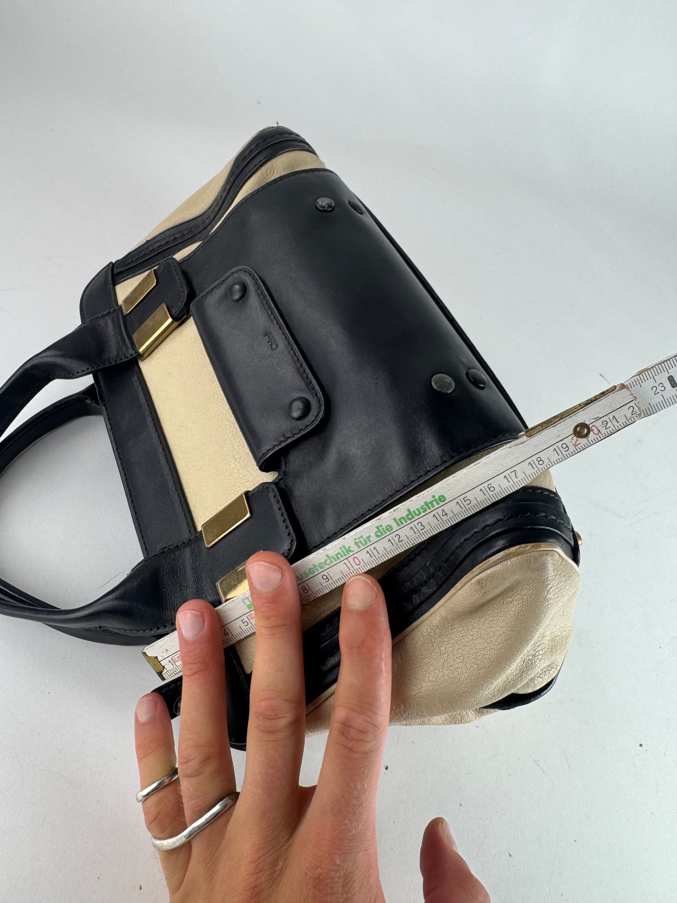 Chloe Vintage Leather bag beige black Size ONE SIZE - 13 Thumbnail