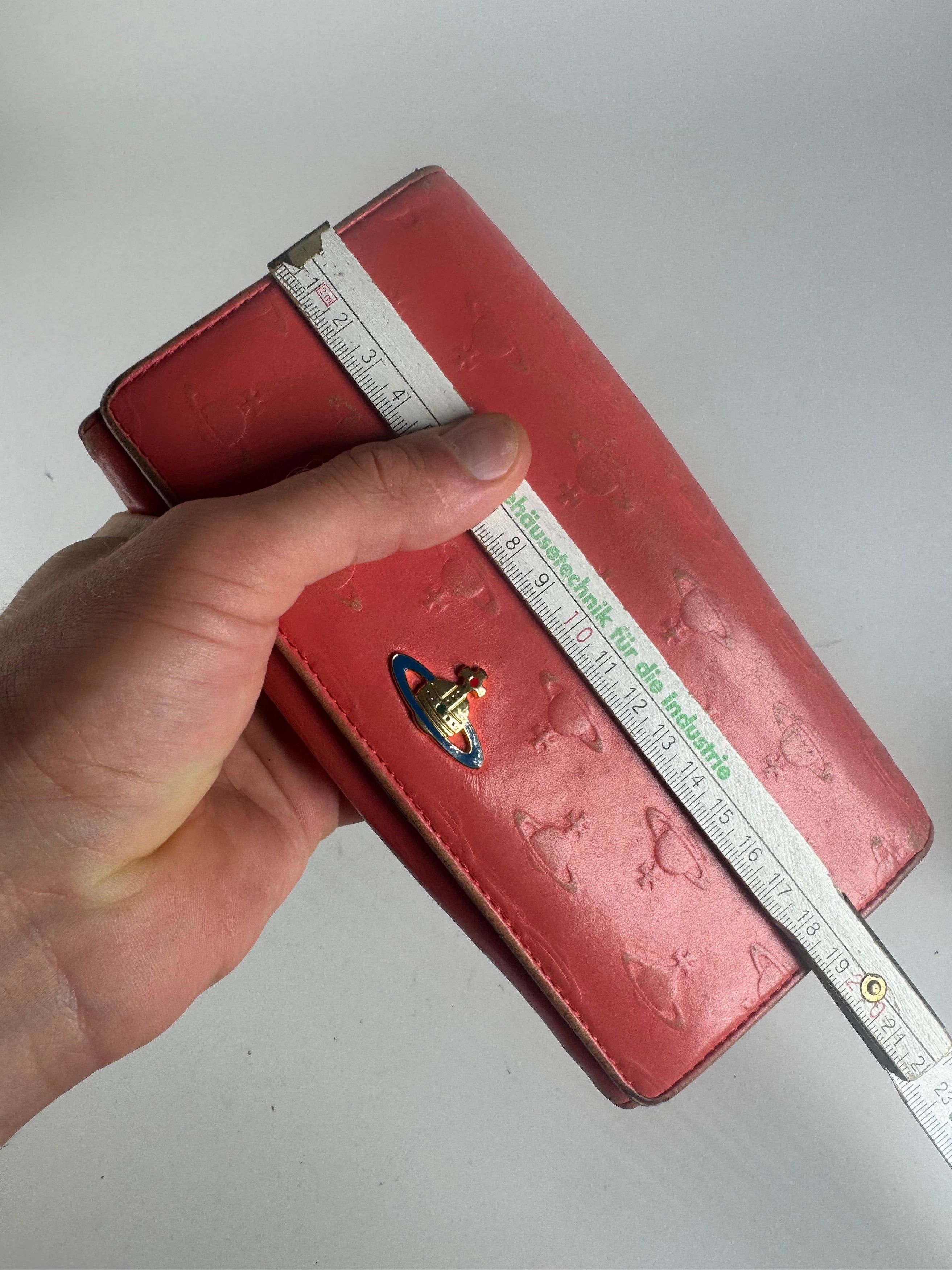 Vivienne Westwood Vintage Patent Leather Monogram wallet red Size ONE SIZE - 10 Thumbnail
