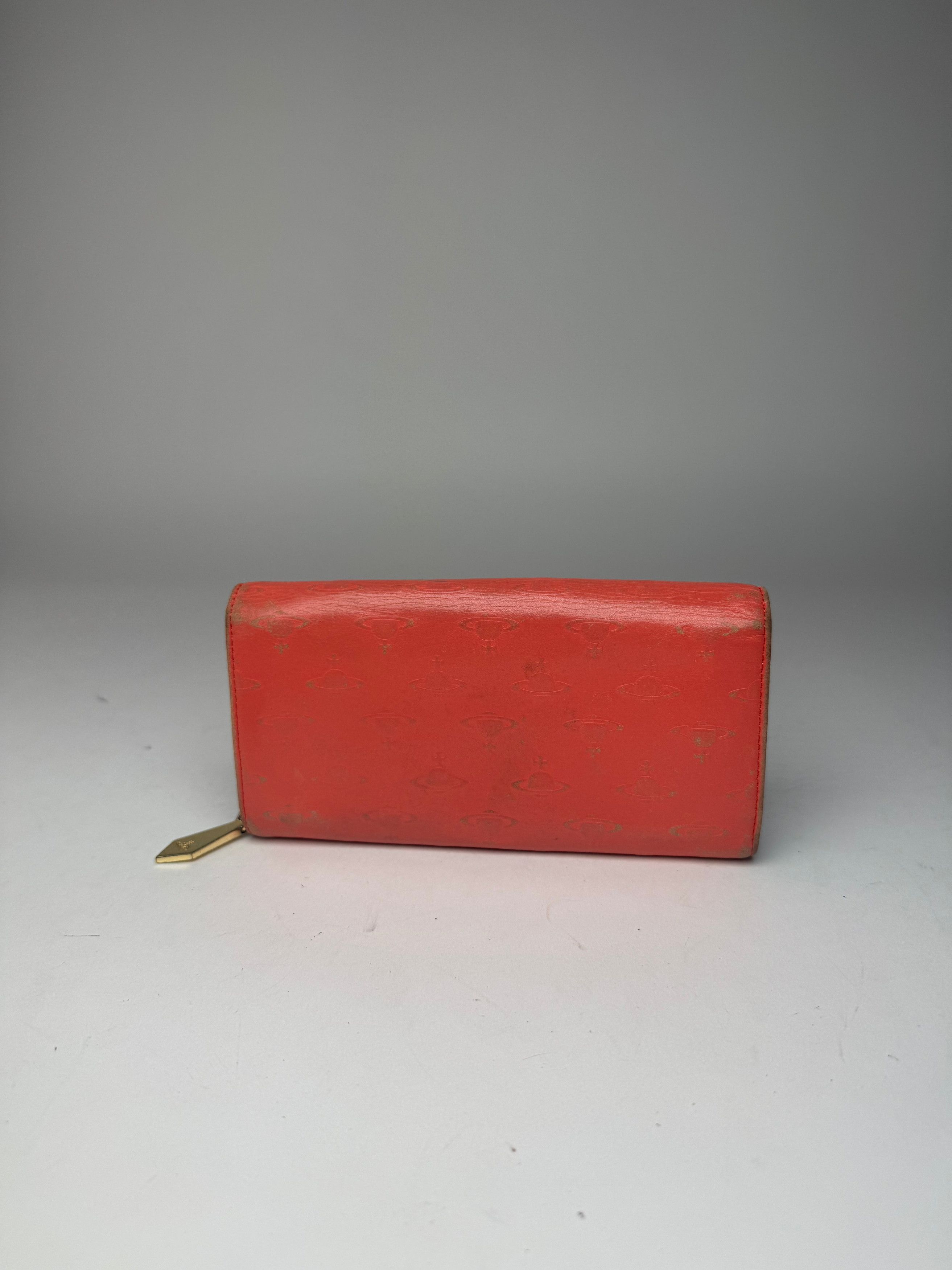 Vivienne Westwood Vintage Patent Leather Monogram wallet red Size ONE SIZE - 13 Thumbnail