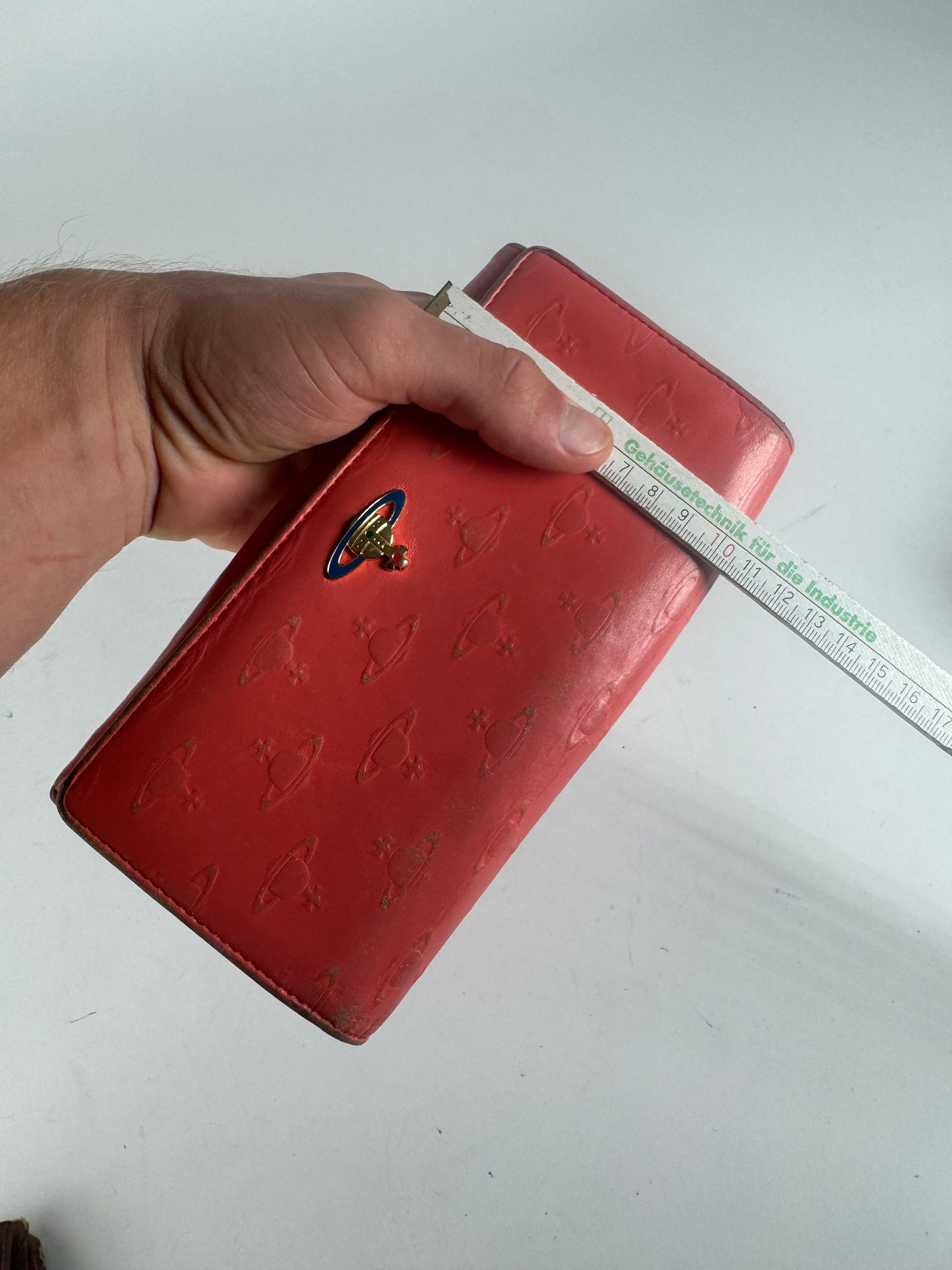 Vivienne Westwood Vintage Patent Leather Monogram wallet red Size ONE SIZE - 11 Thumbnail