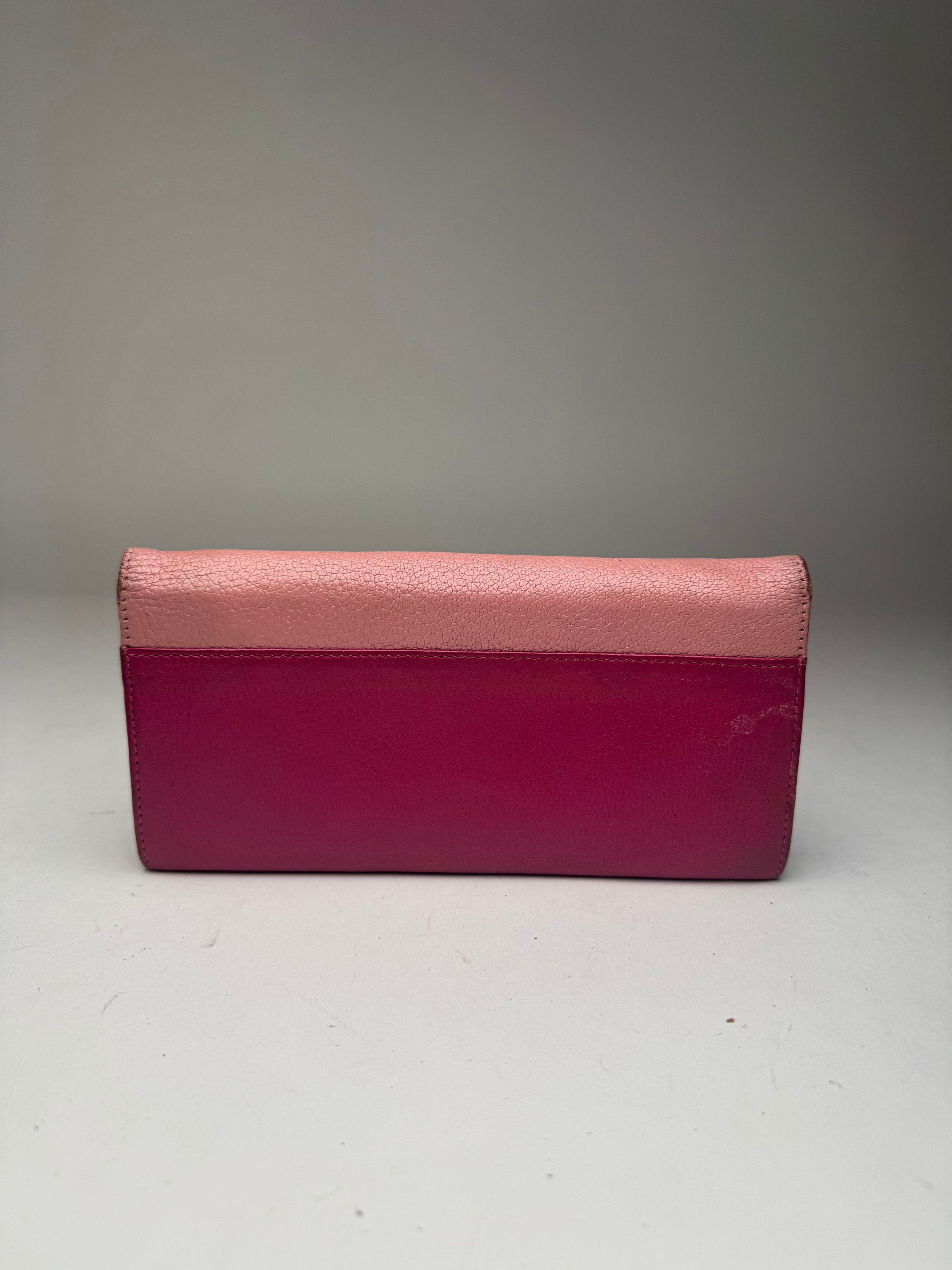 Miu Miu Vintage Leather wallet pink purple Size ONE SIZE - 7 Thumbnail